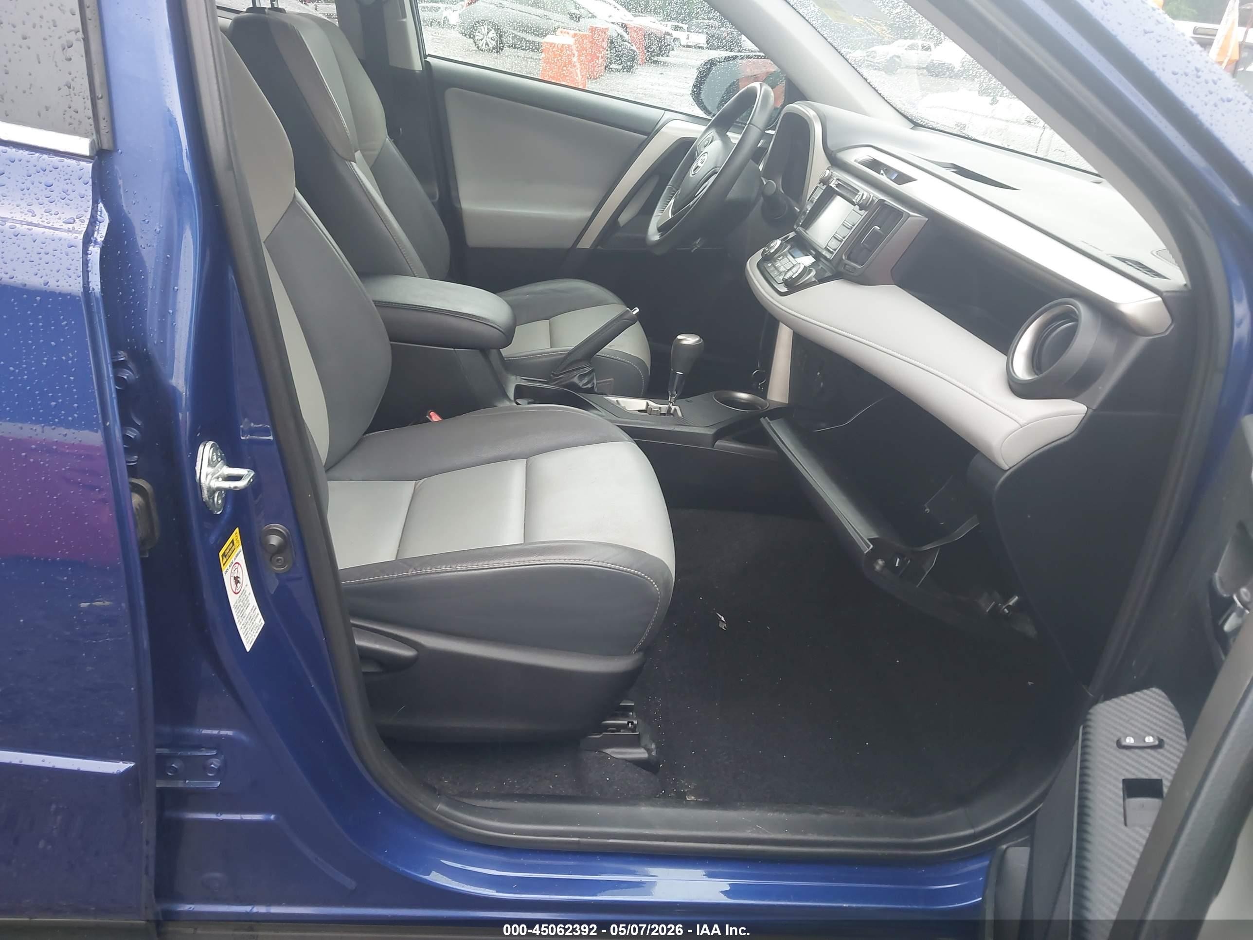2015 Toyota Rav4 Limited Синий vin: 2T3YFREV2FW215961