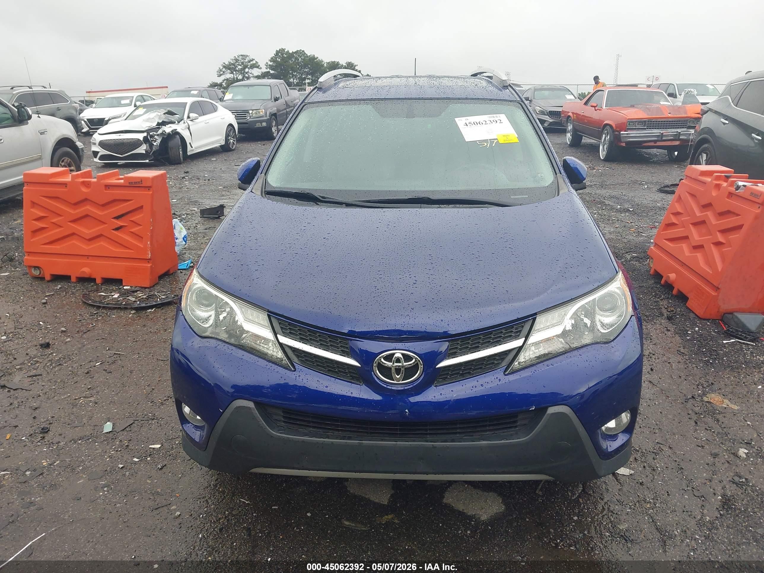 2015 Toyota Rav4 Limited Синий vin: 2T3YFREV2FW215961