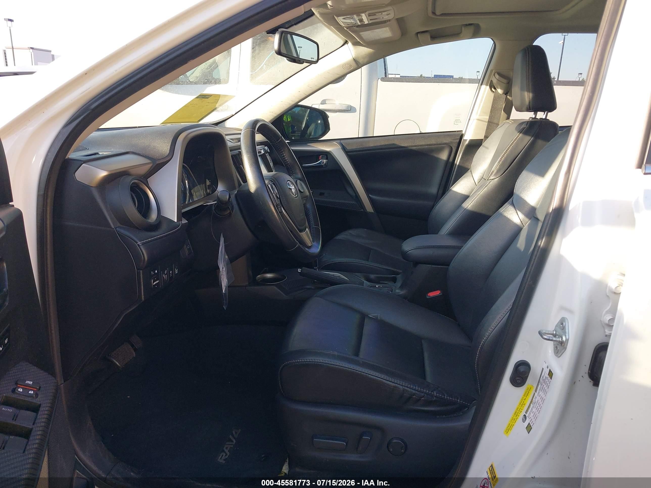 2013 Toyota Rav4 Limited White vin: 2T3YFREV3DW031643