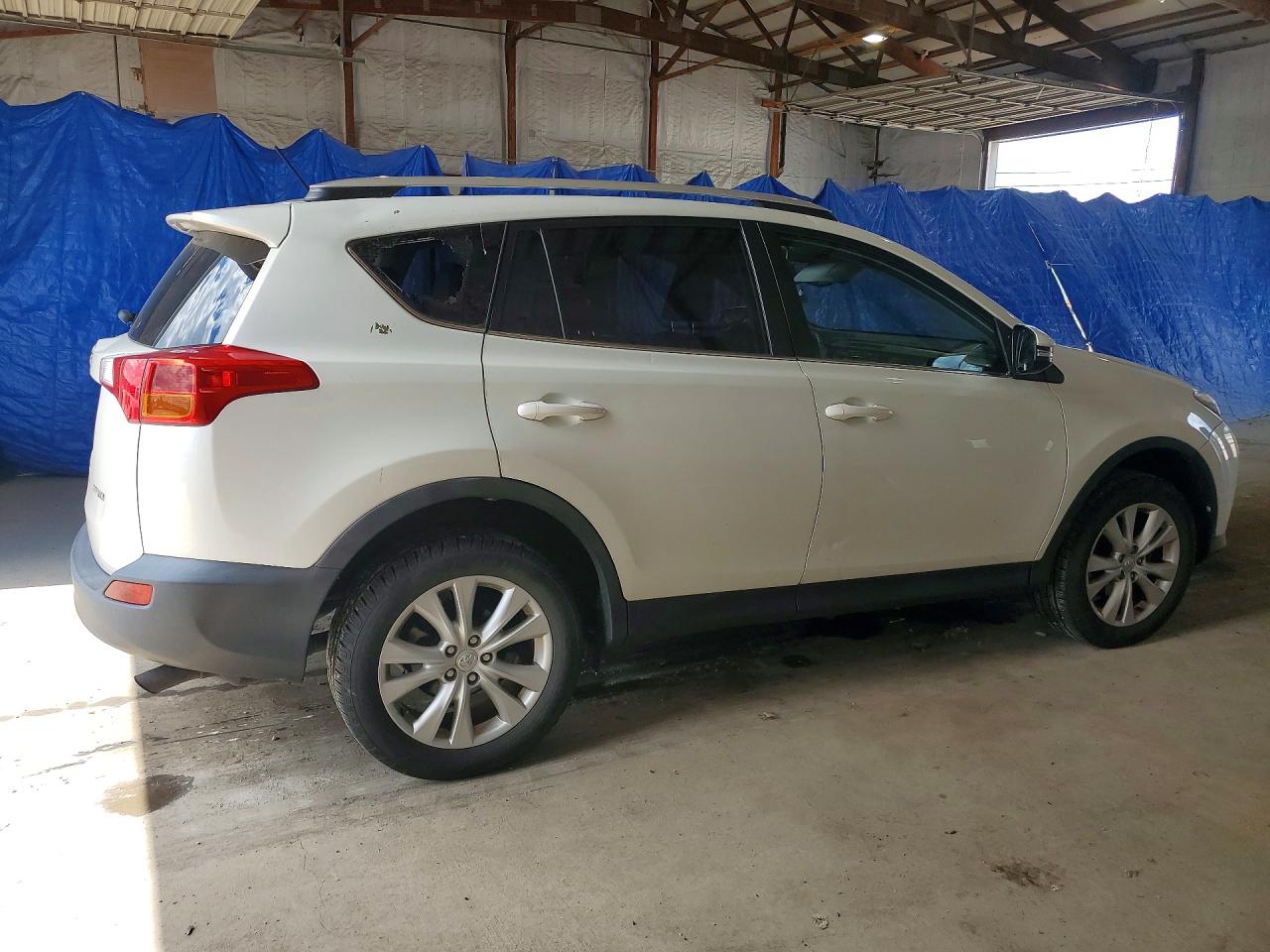2013 Toyota Rav4 Limited White vin: 2T3YFREV3DW058762