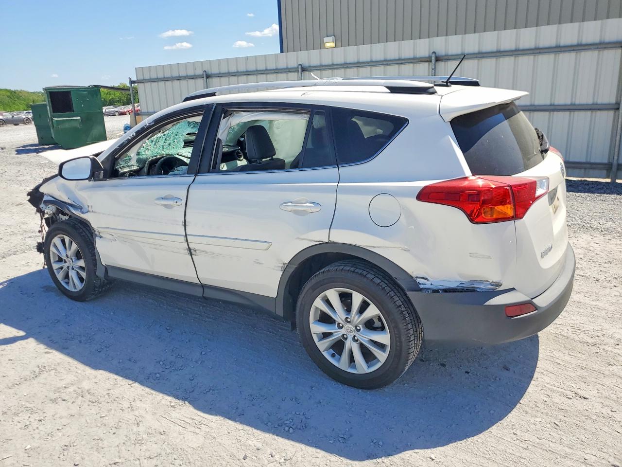 2014 Toyota Rav4 Limited White vin: 2T3YFREV3EW112790