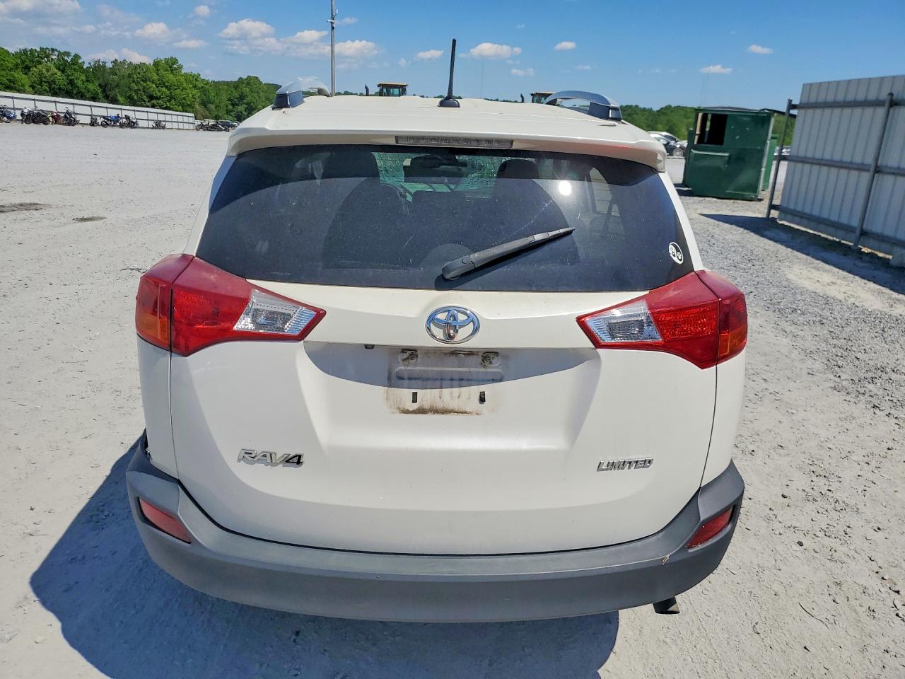 2014 Toyota Rav4 Limited White vin: 2T3YFREV3EW112790
