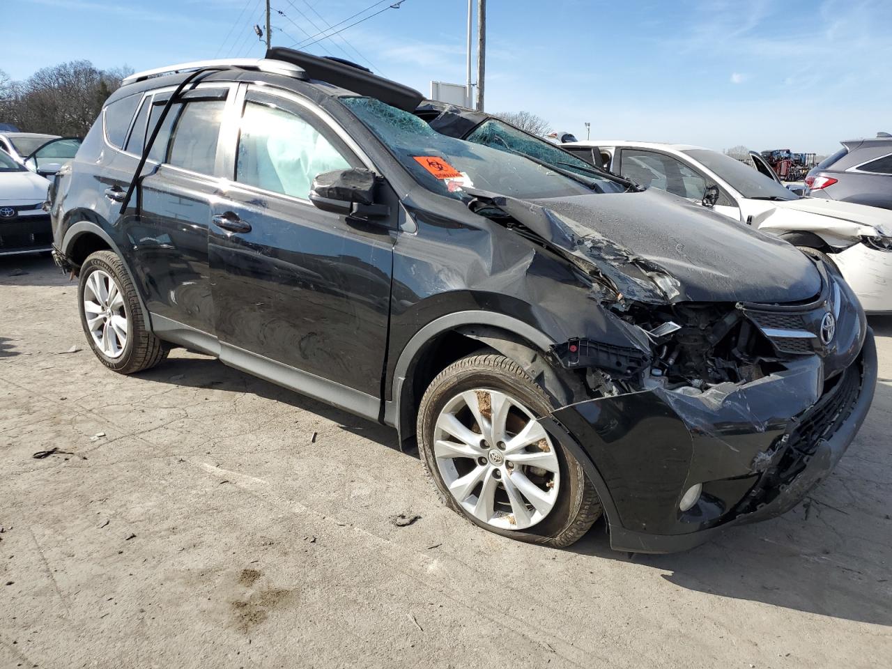 2014 Toyota Rav4 Limited Black vin: 2T3YFREV3EW124616