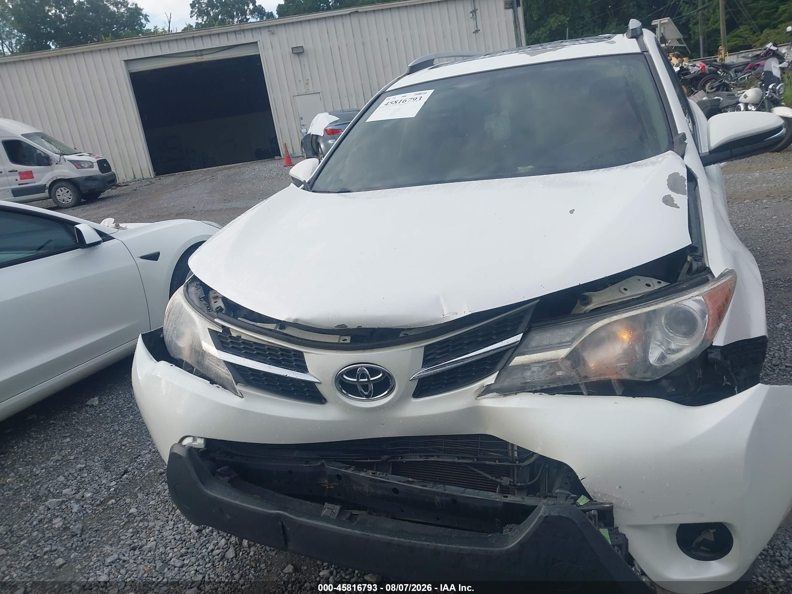 2015 Toyota Rav4 Limited White vin: 2T3YFREV3FW134810