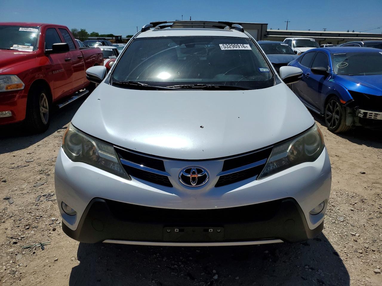 2015 Toyota Rav4 Limited White vin: 2T3YFREV3FW140204