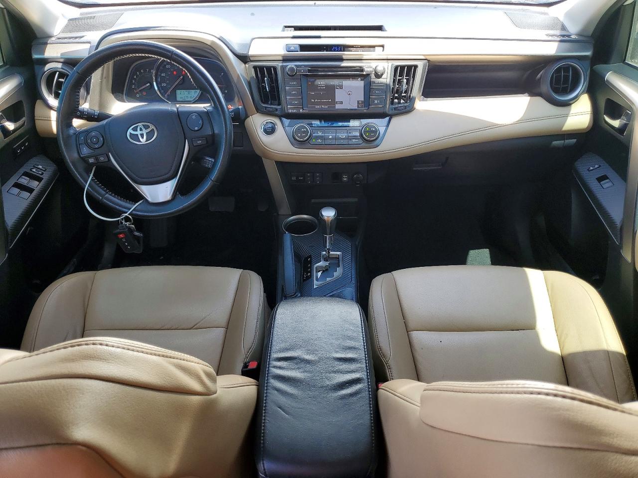 2015 Toyota Rav4 Limited White vin: 2T3YFREV3FW140204