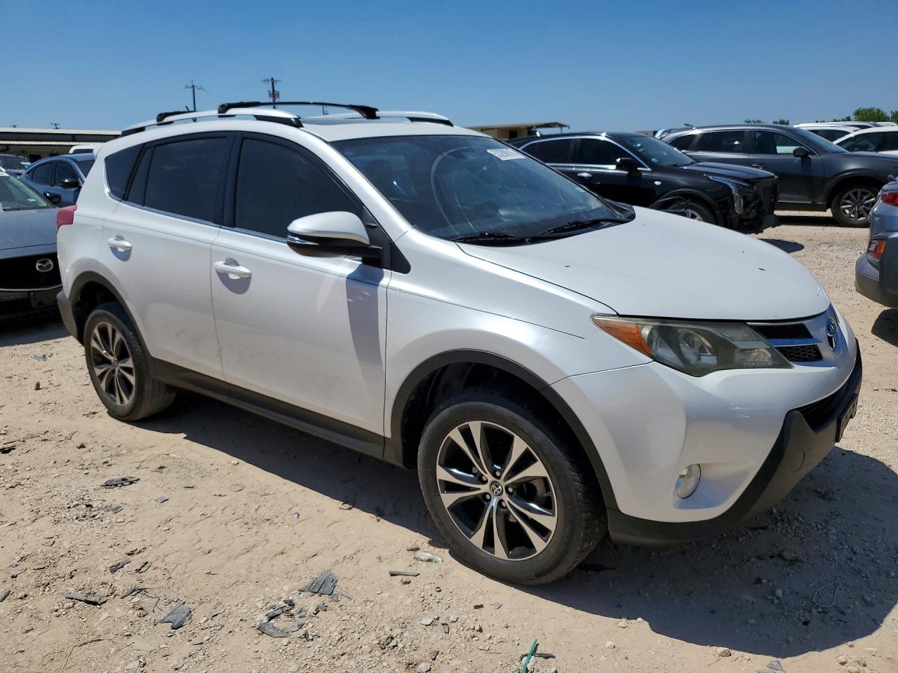 2015 Toyota Rav4 Limited White vin: 2T3YFREV3FW140204
