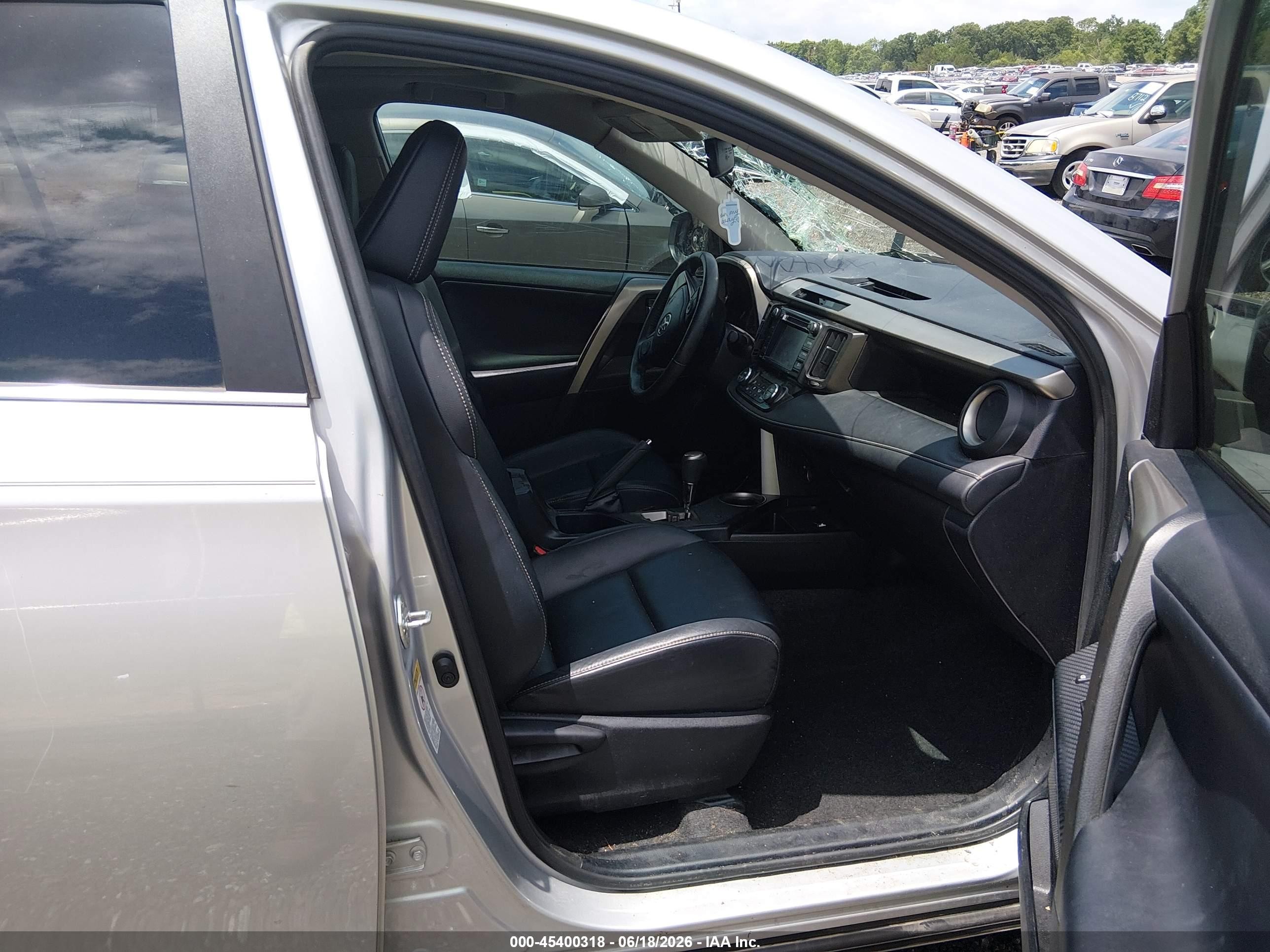 2015 Toyota Rav4 Limited Silver vin: 2T3YFREV3FW158623