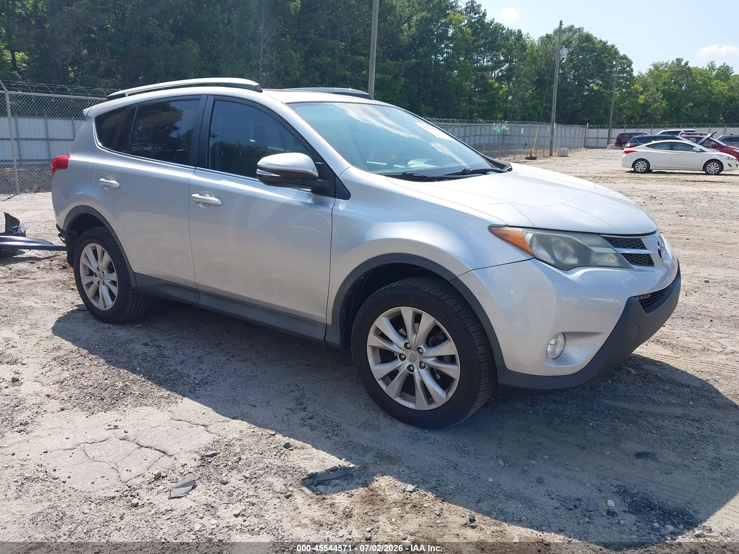 2015 Toyota Rav4 Limited Silver vin: 2T3YFREV3FW179939