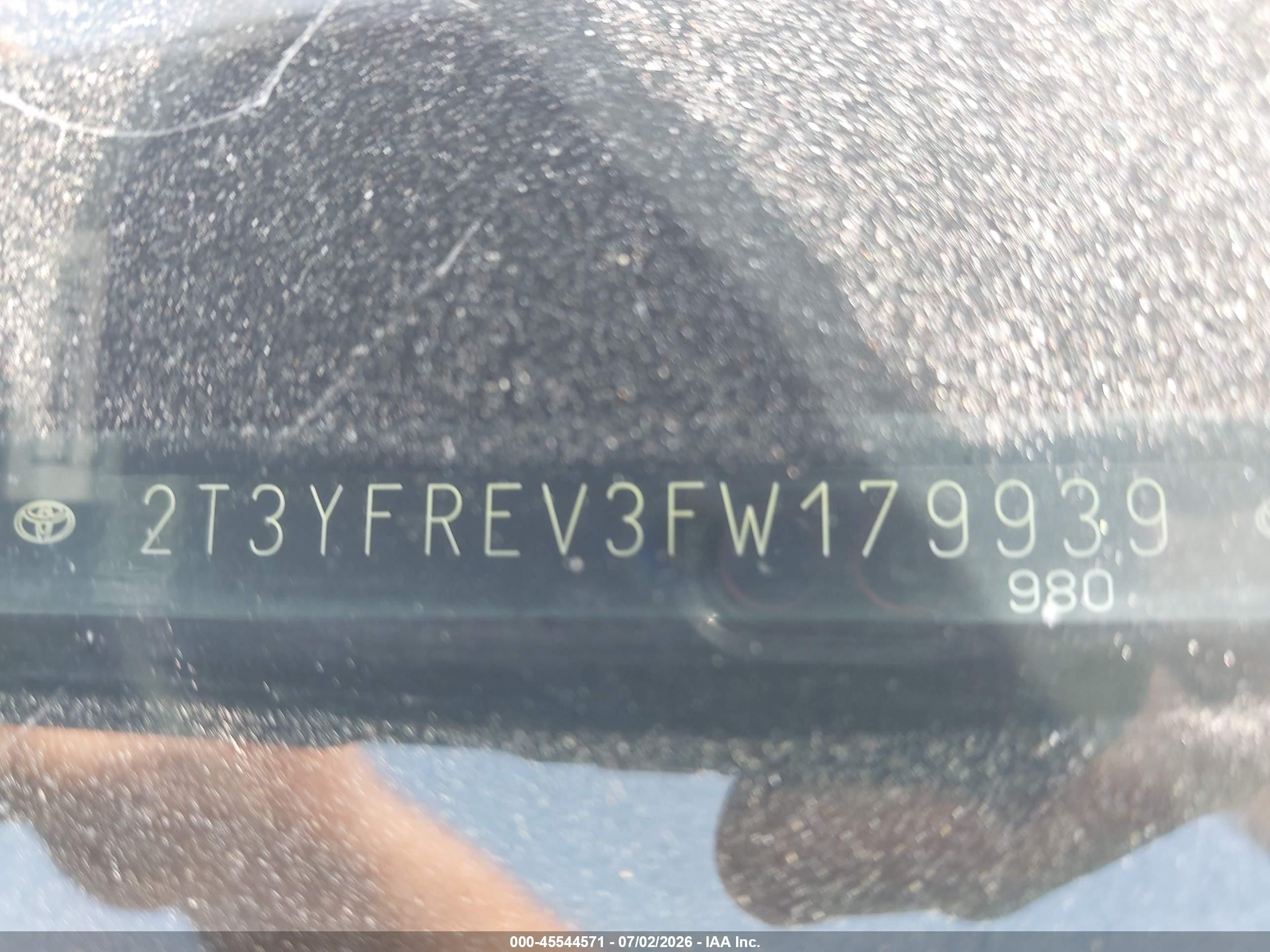 2015 Toyota Rav4 Limited Серебряный vin: 2T3YFREV3FW179939