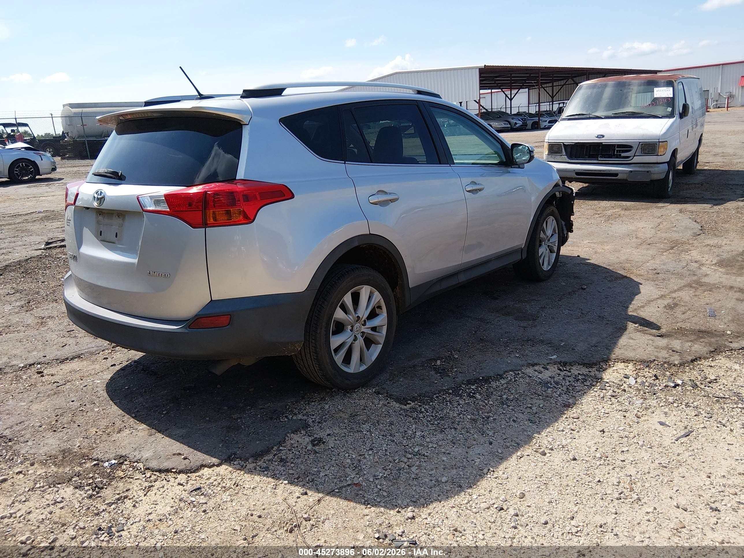2015 Toyota Rav4 Limited Silver vin: 2T3YFREV3FW206539
