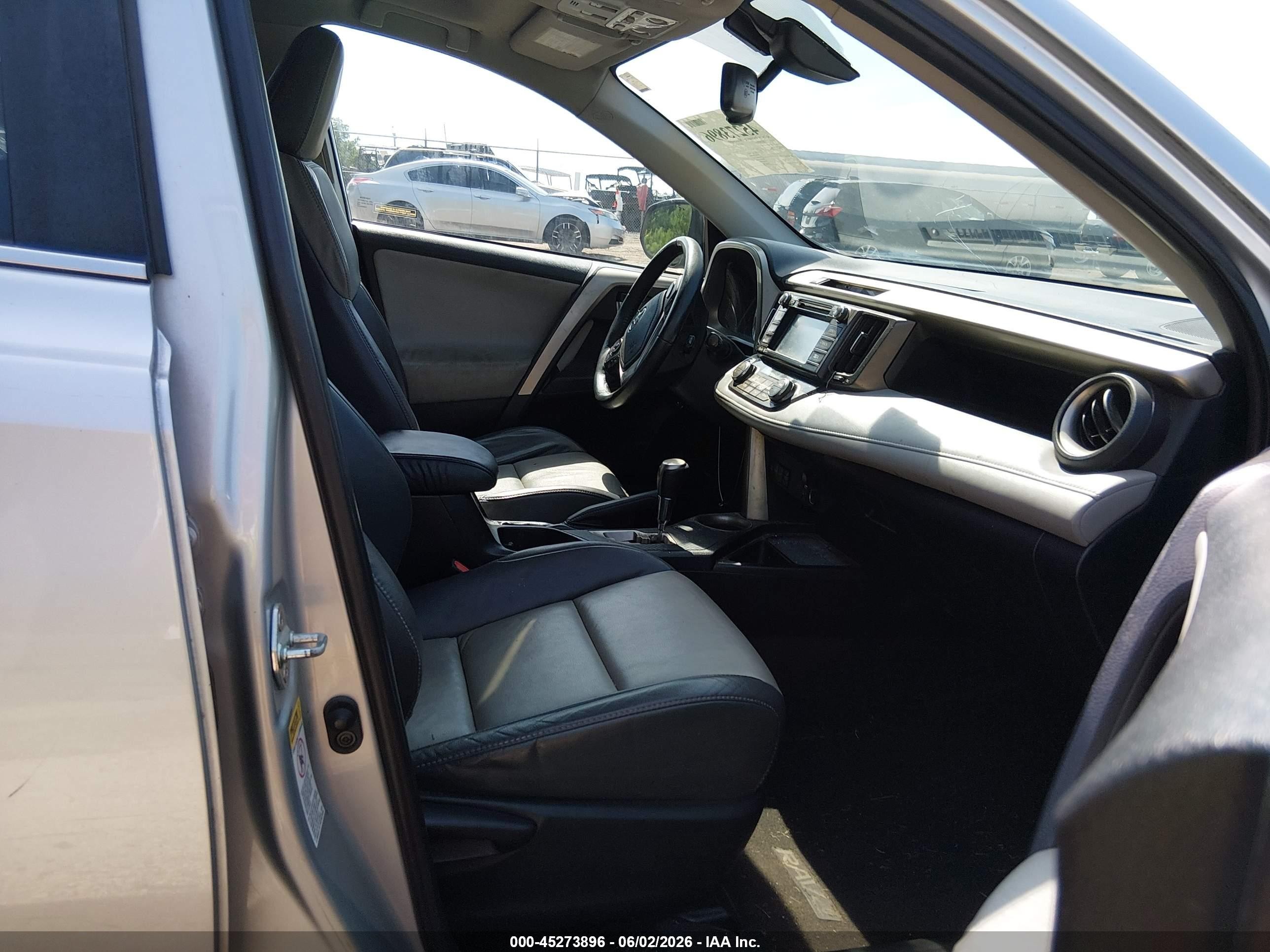 2015 Toyota Rav4 Limited Silver vin: 2T3YFREV3FW206539