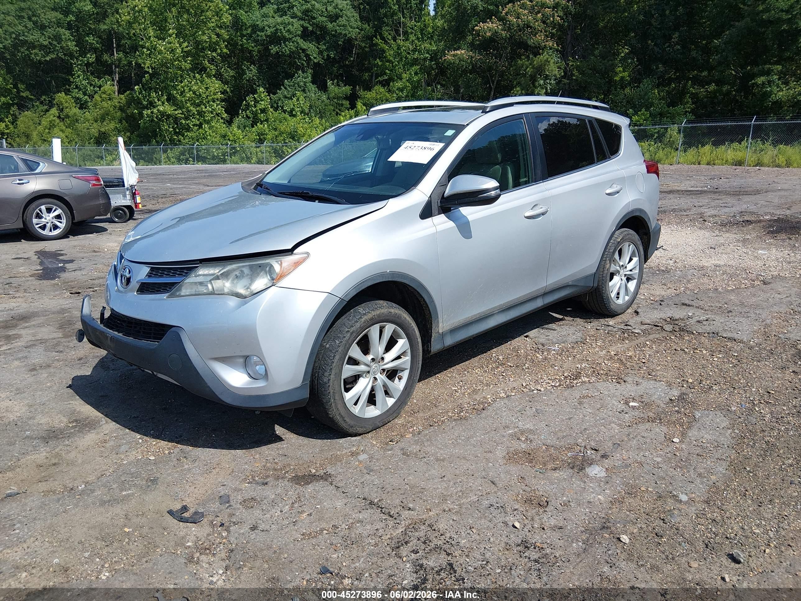 2015 Toyota Rav4 Limited Silver vin: 2T3YFREV3FW206539