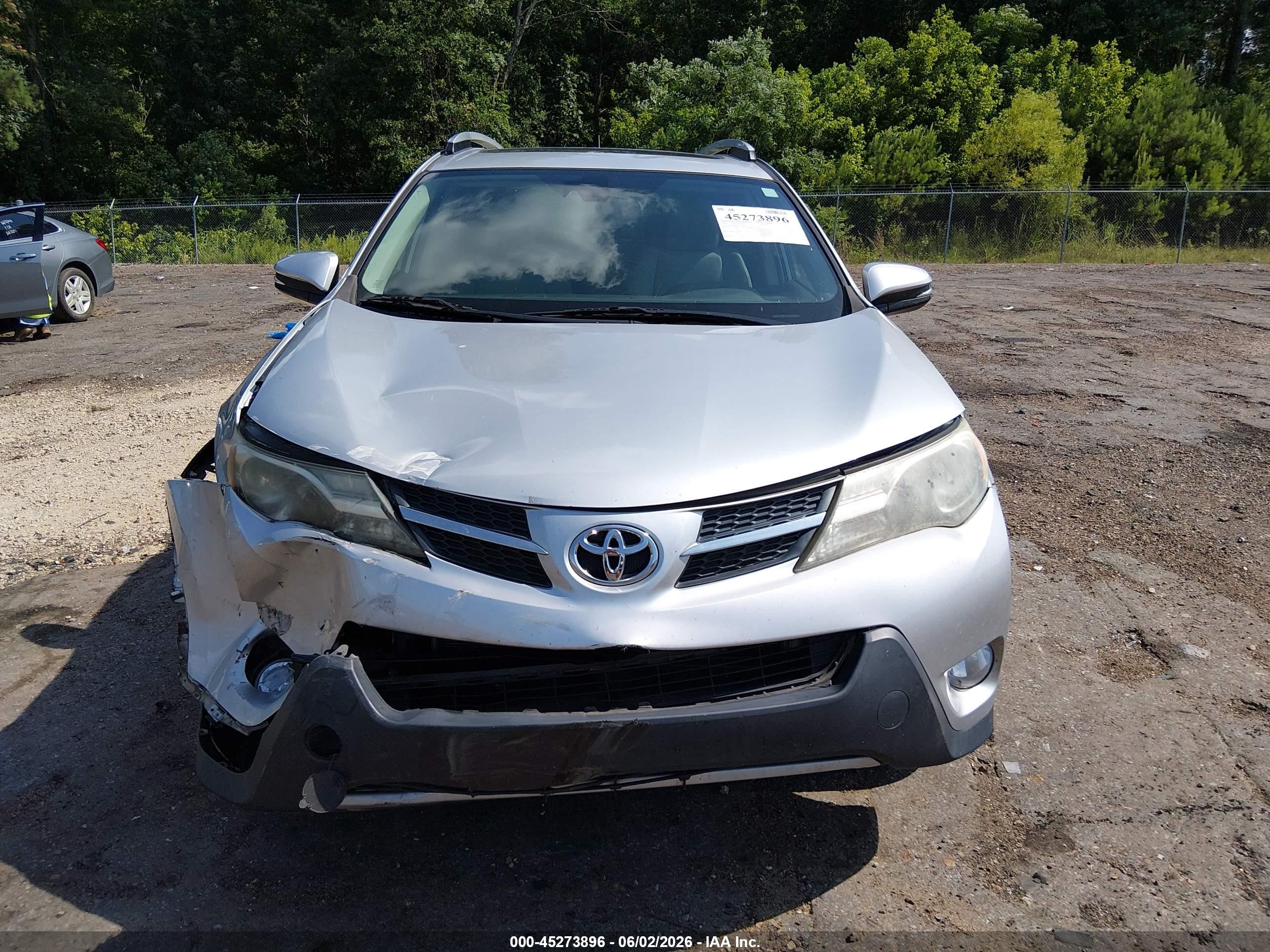 2015 Toyota Rav4 Limited Silver vin: 2T3YFREV3FW206539