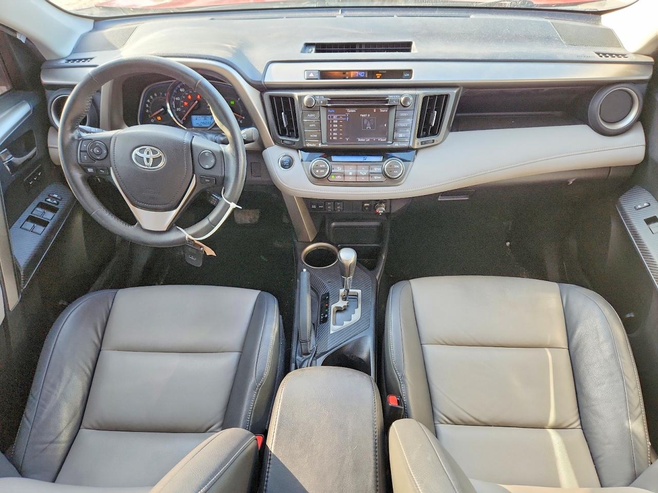 2015 Toyota Rav4 Limited Red vin: 2T3YFREV4FW159232