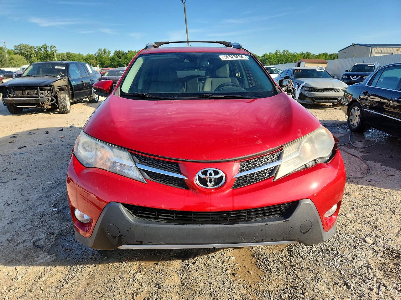 2015 Toyota Rav4 Limited Red vin: 2T3YFREV4FW159232