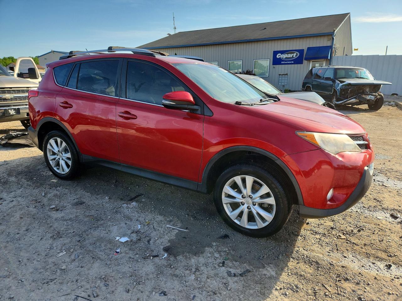 2015 Toyota Rav4 Limited Red vin: 2T3YFREV4FW159232