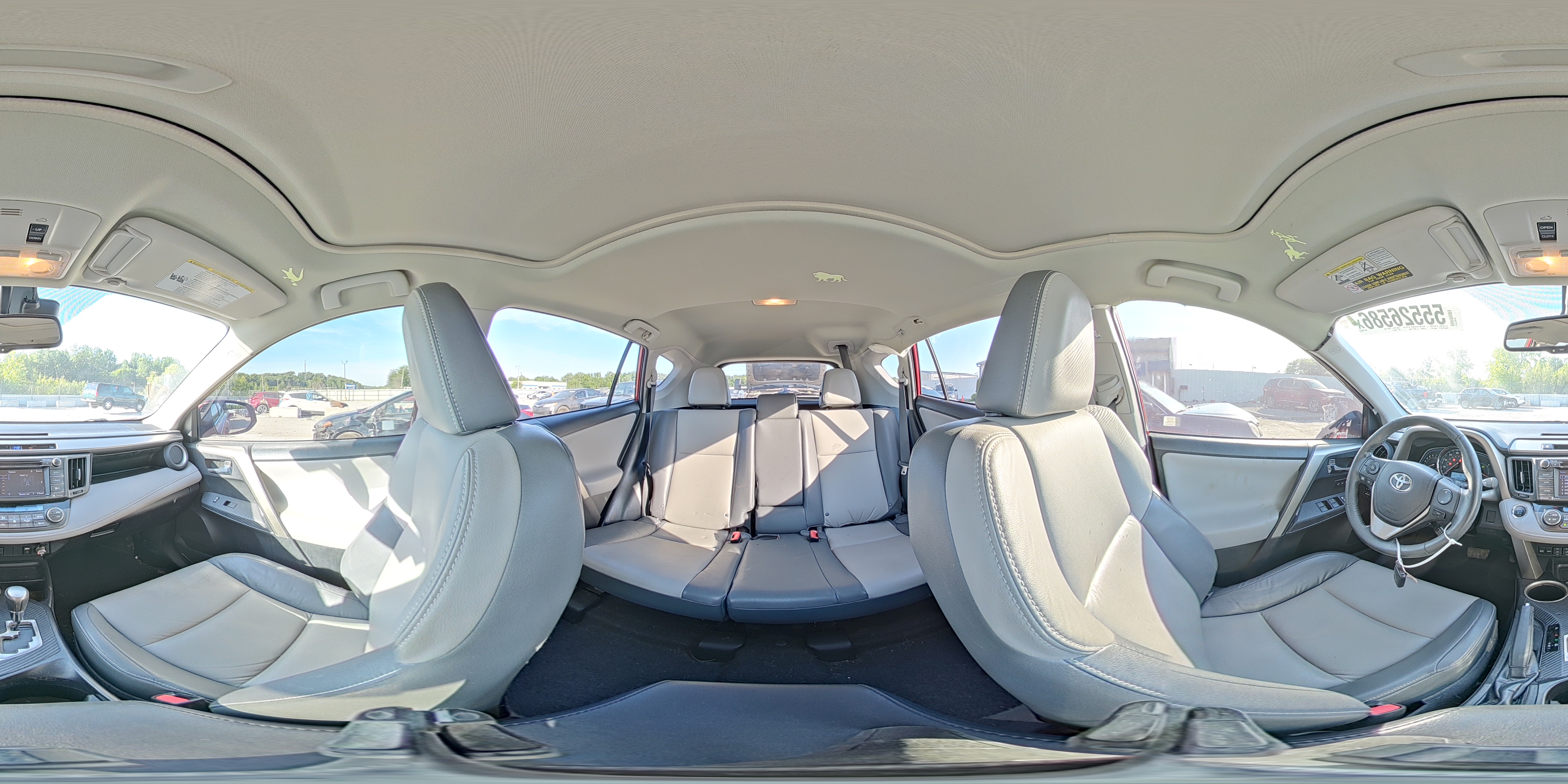 2015 Toyota Rav4 Limited Red vin: 2T3YFREV4FW159232