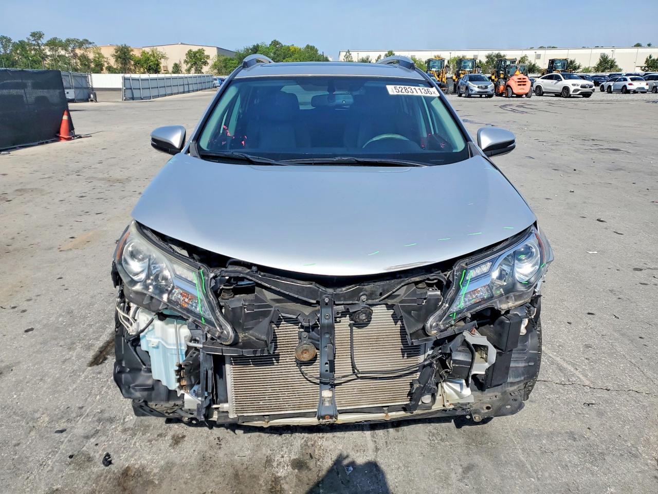 2015 Toyota Rav4 Limited Silver vin: 2T3YFREV4FW185605