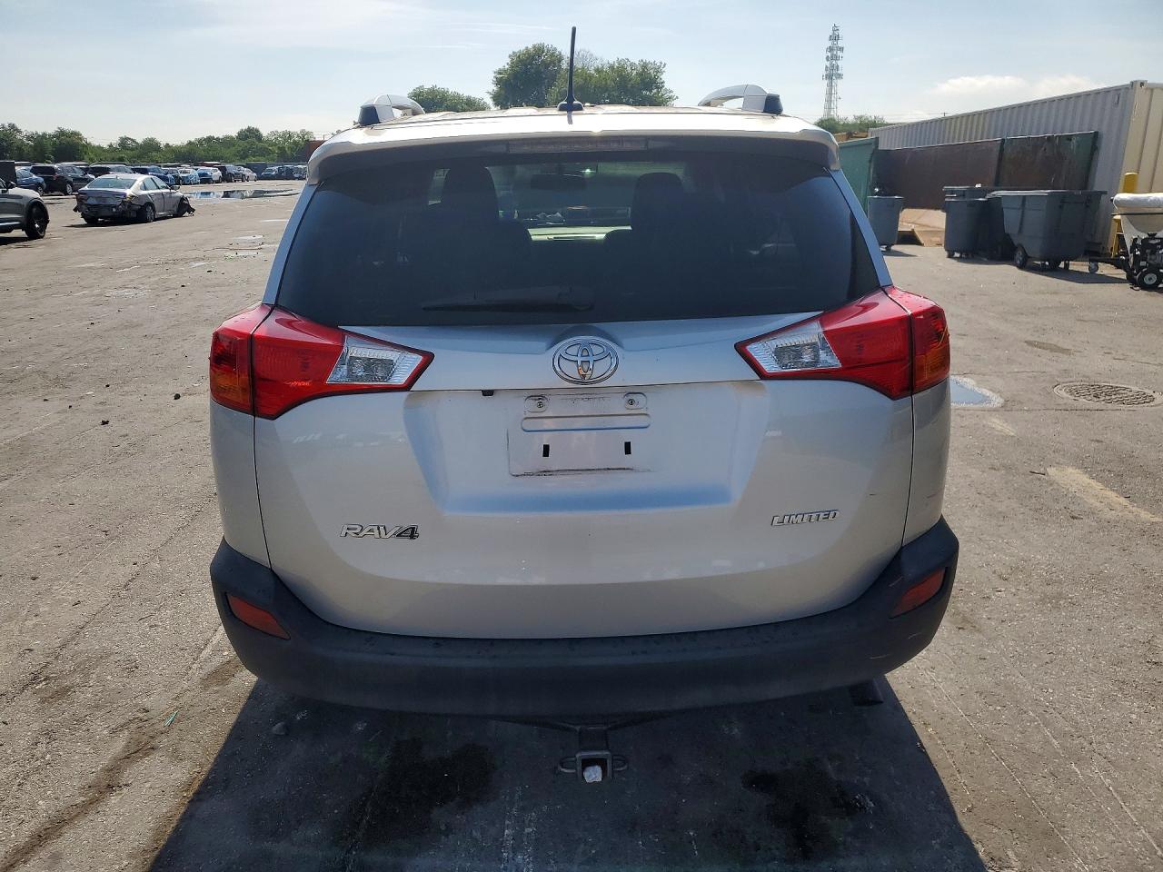 2015 Toyota Rav4 Limited Silver vin: 2T3YFREV4FW185605