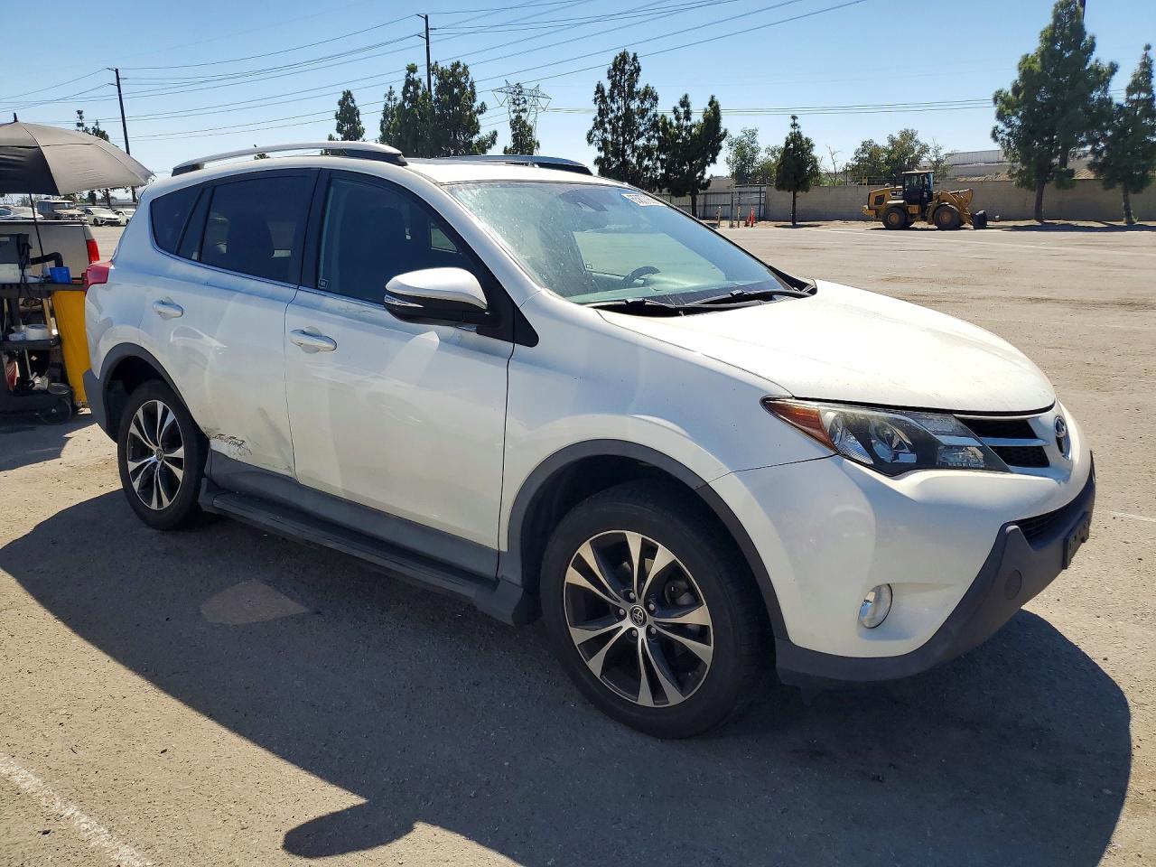 2015 Toyota Rav4 Limited Белый vin: 2T3YFREV4FW196300