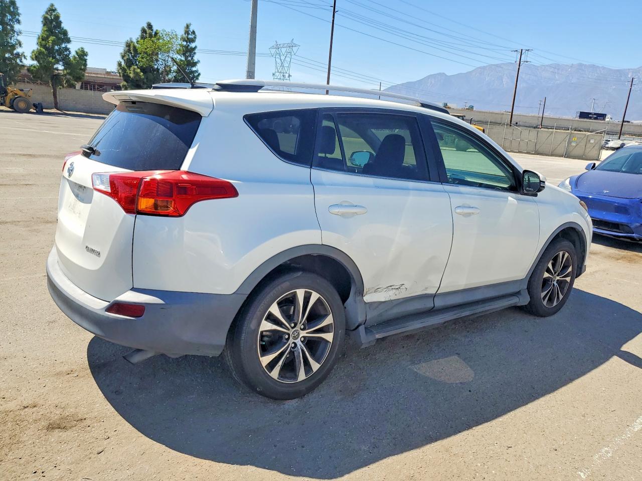 2015 Toyota Rav4 Limited Белый vin: 2T3YFREV4FW196300