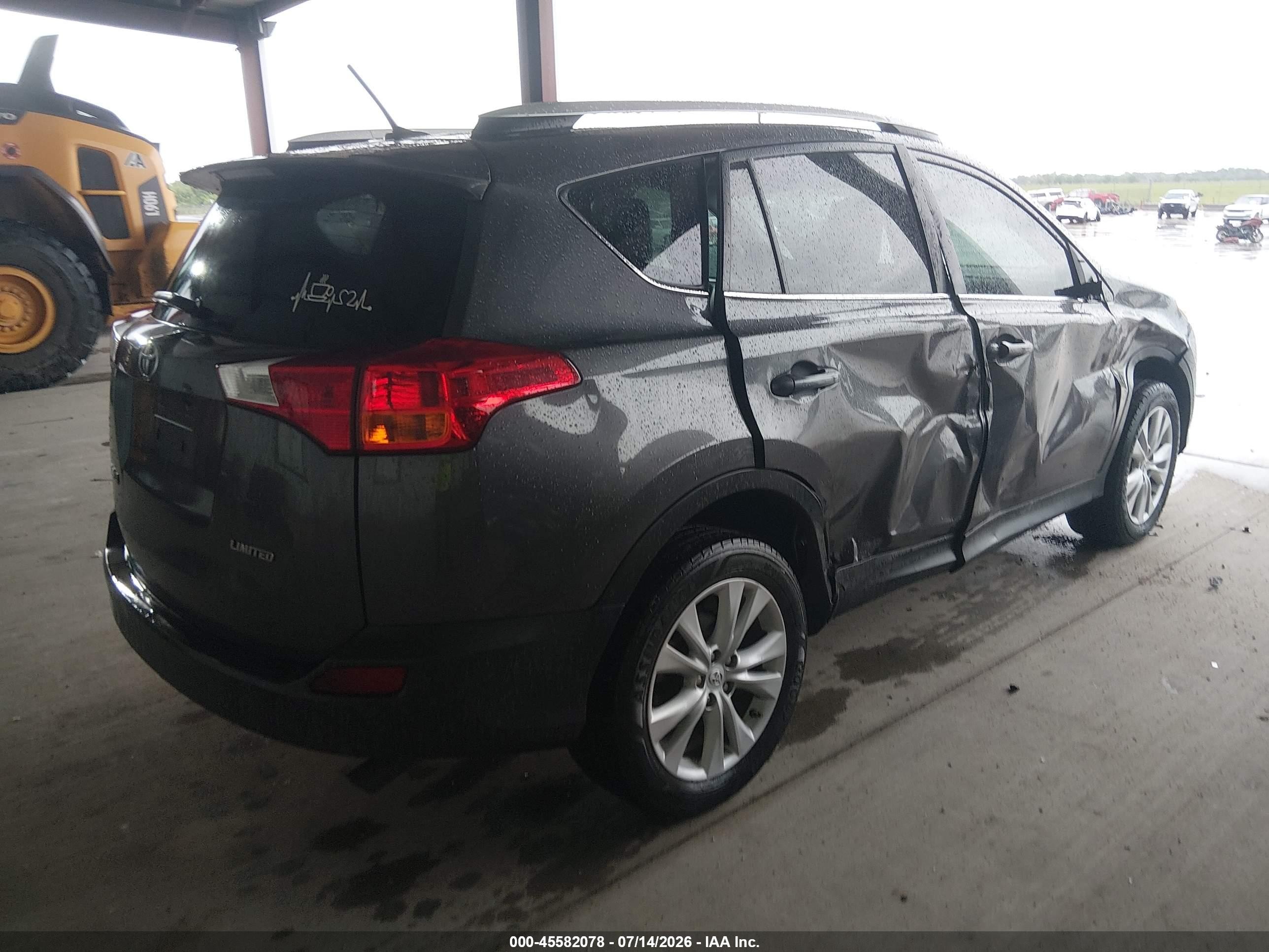 2015 Toyota Rav4 Limited Gray vin: 2T3YFREV4FW226847