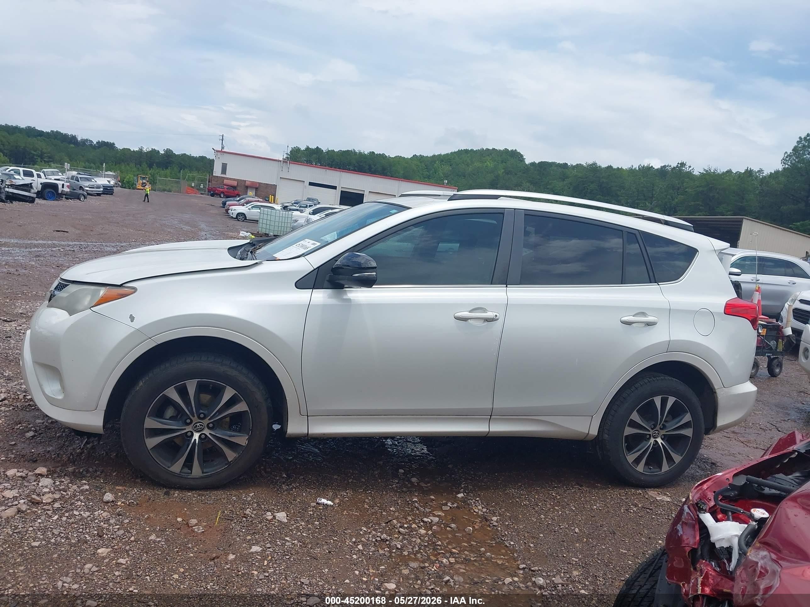 2015 Toyota Rav4 Limited White vin: 2T3YFREV4FW229263