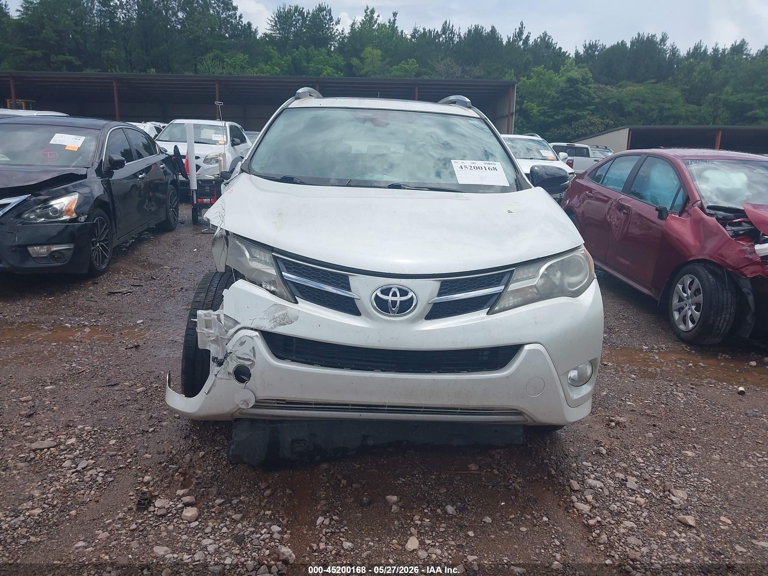 2015 Toyota Rav4 Limited White vin: 2T3YFREV4FW229263