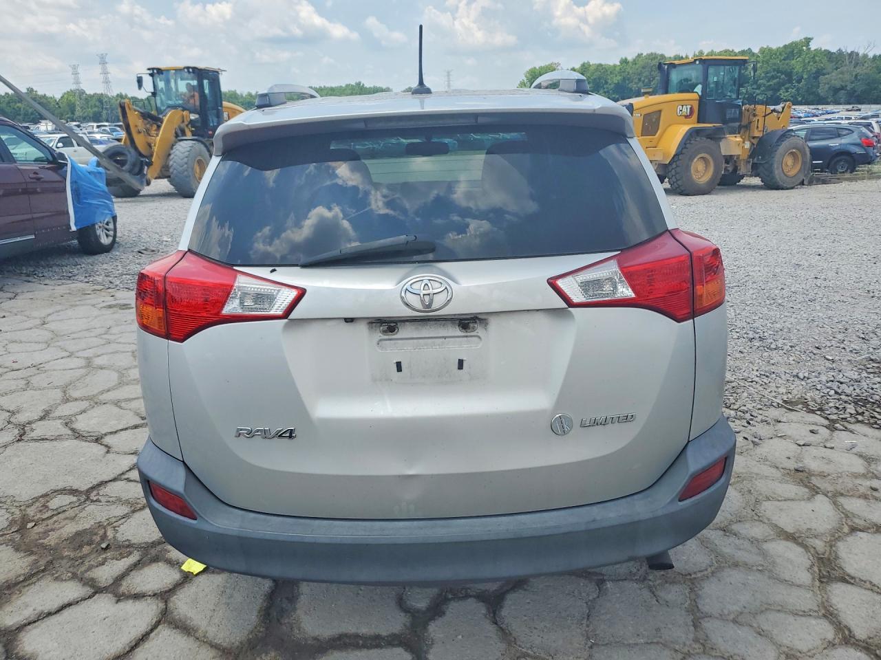 2013 Toyota Rav4 Limited Silver vin: 2T3YFREV5DW005691