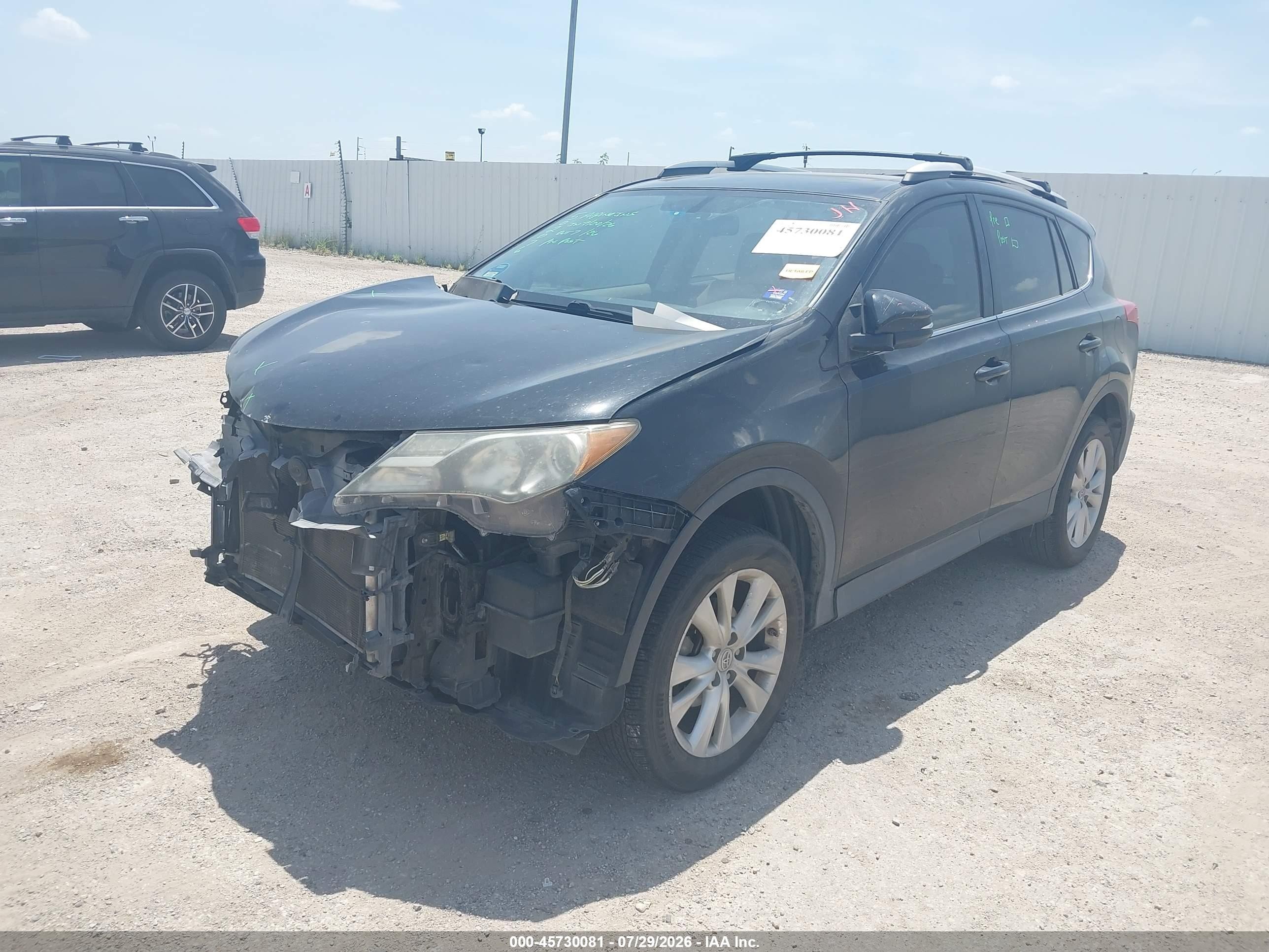 2013 Toyota Rav4 Limited Черный vin: 2T3YFREV5DW032437