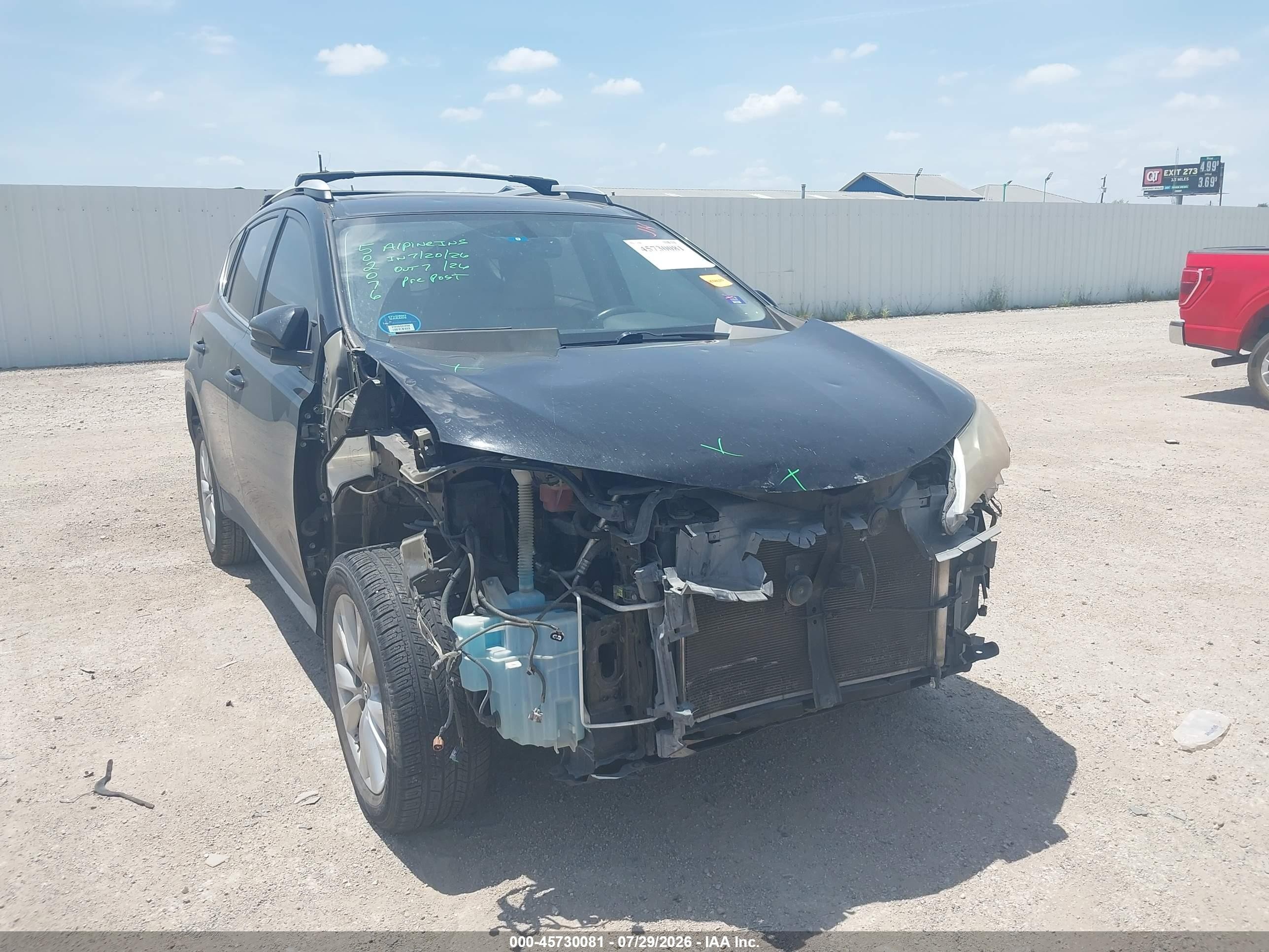 2013 Toyota Rav4 Limited Черный vin: 2T3YFREV5DW032437