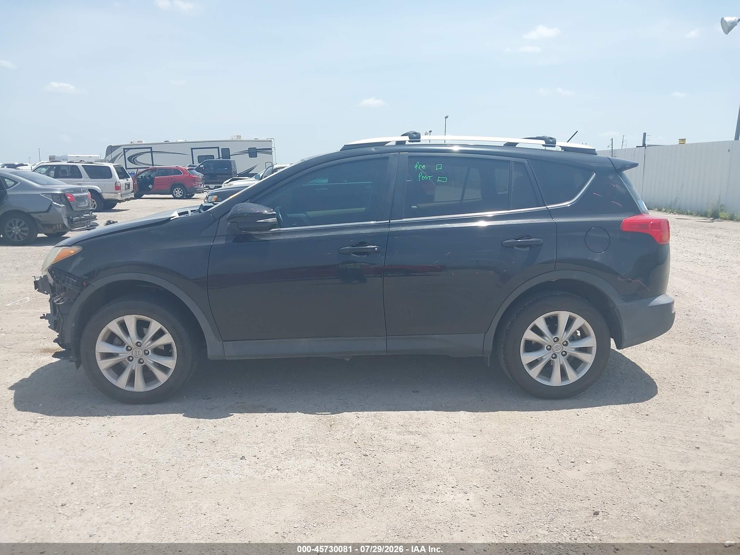 2013 Toyota Rav4 Limited Черный vin: 2T3YFREV5DW032437