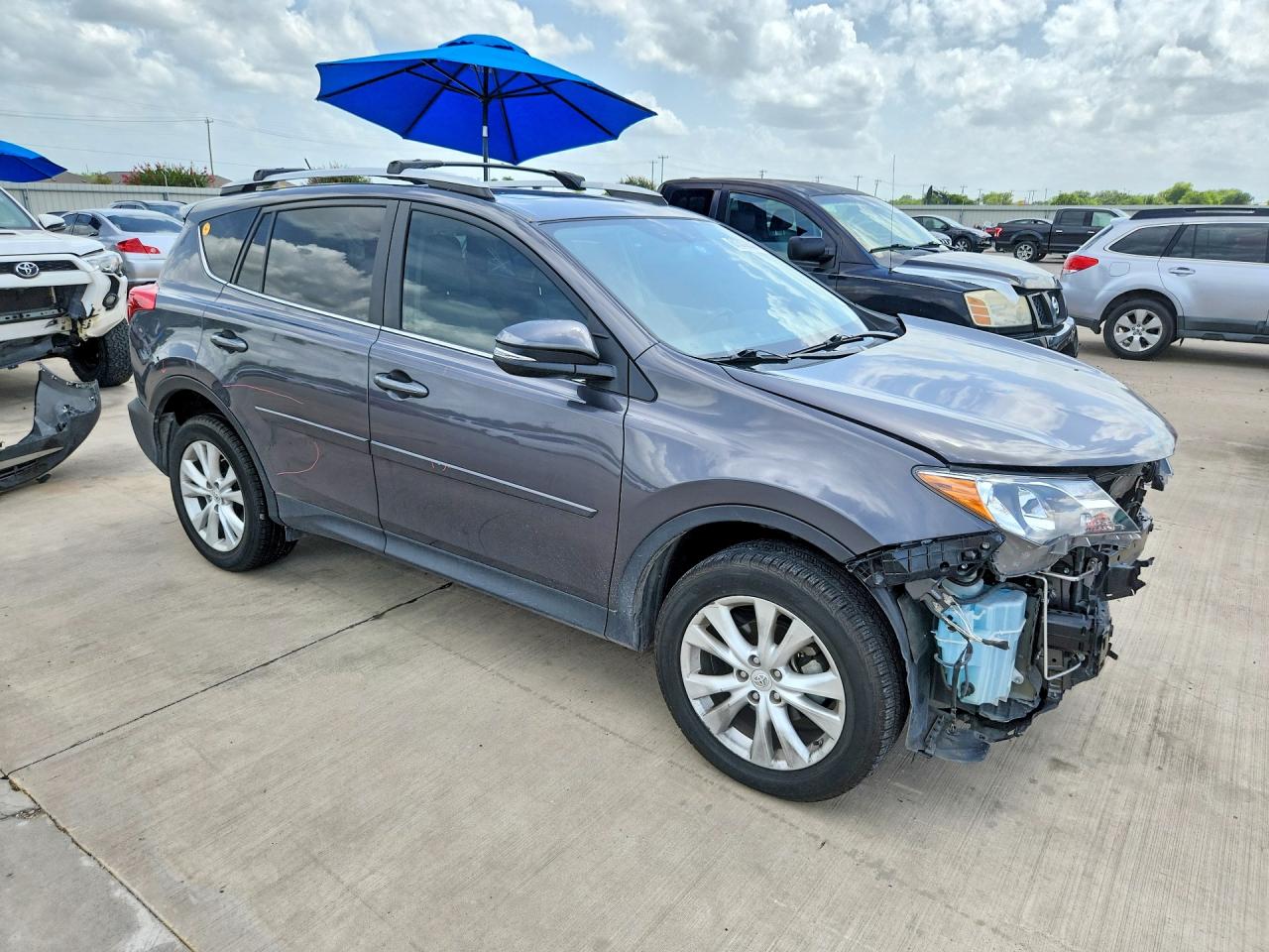 2013 Toyota Rav4 Limited Gray vin: 2T3YFREV5DW032843