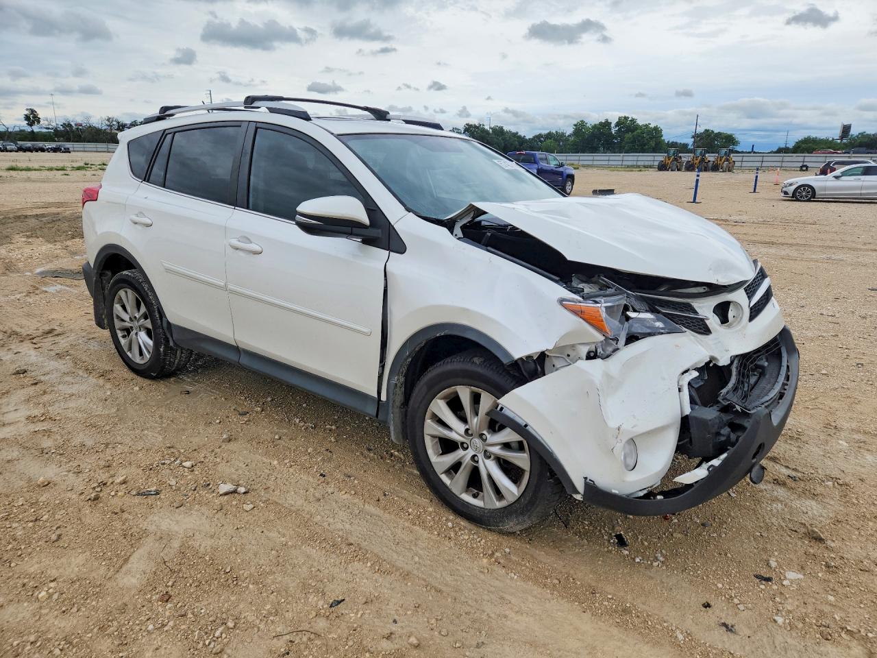 2013 Toyota Rav4 Limited White vin: 2T3YFREV5DW064580