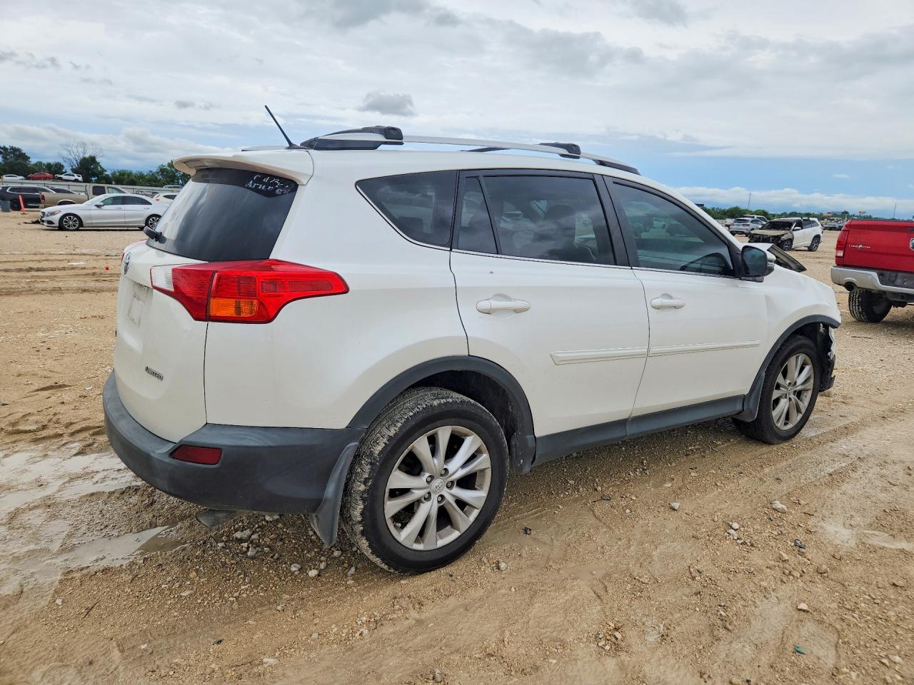 2013 Toyota Rav4 Limited White vin: 2T3YFREV5DW064580