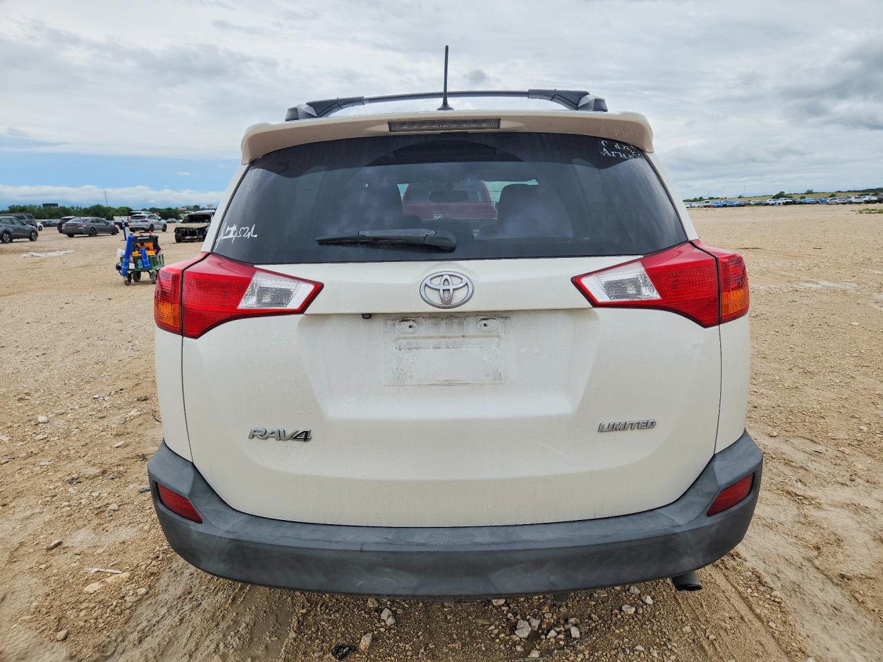 2013 Toyota Rav4 Limited White vin: 2T3YFREV5DW064580