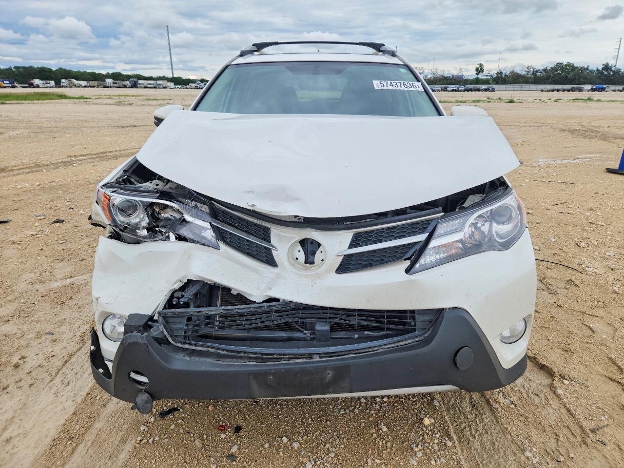 2013 Toyota Rav4 Limited White vin: 2T3YFREV5DW064580