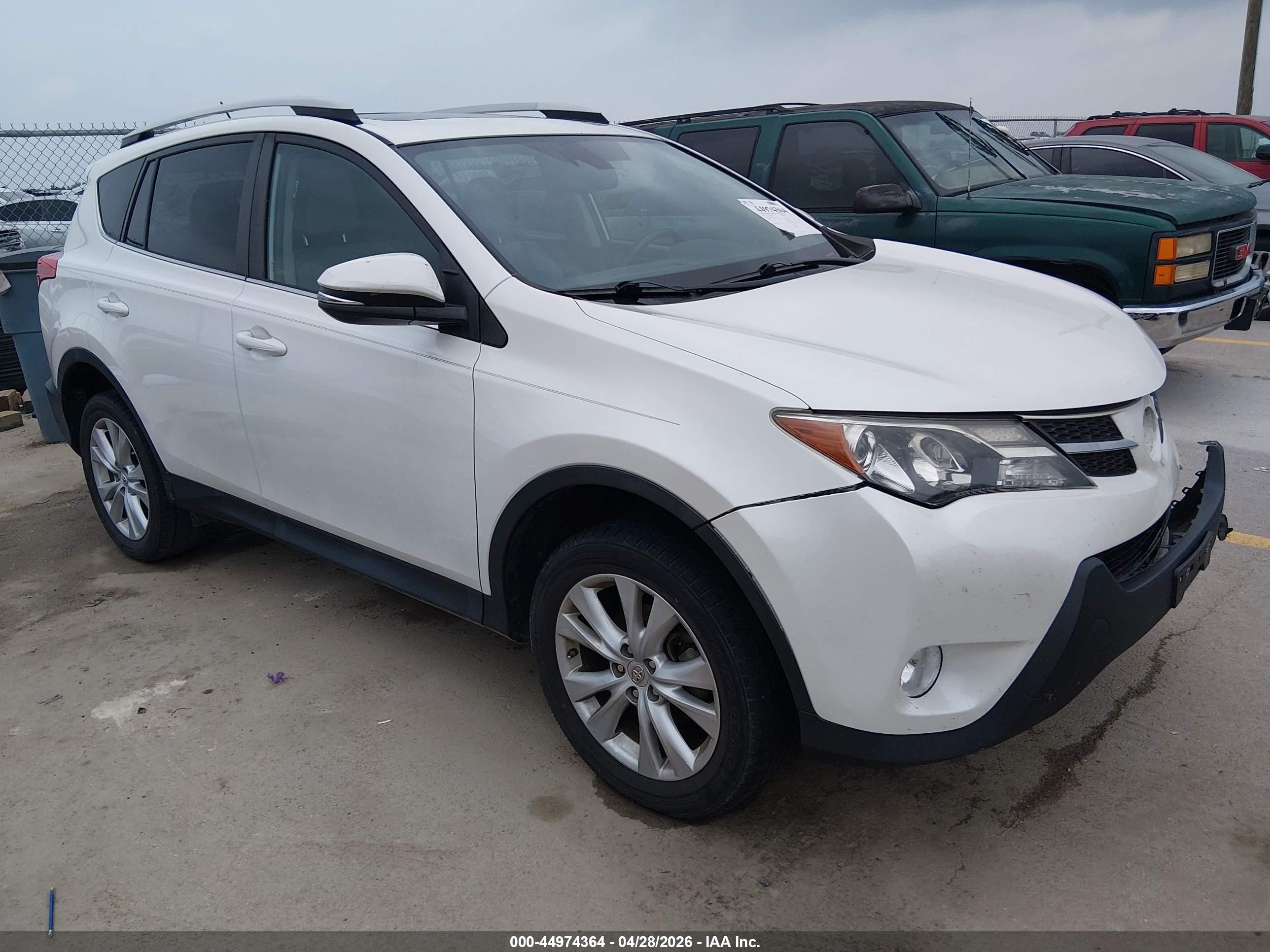 2014 Toyota Rav4 Limited White vin: 2T3YFREV5EW104755