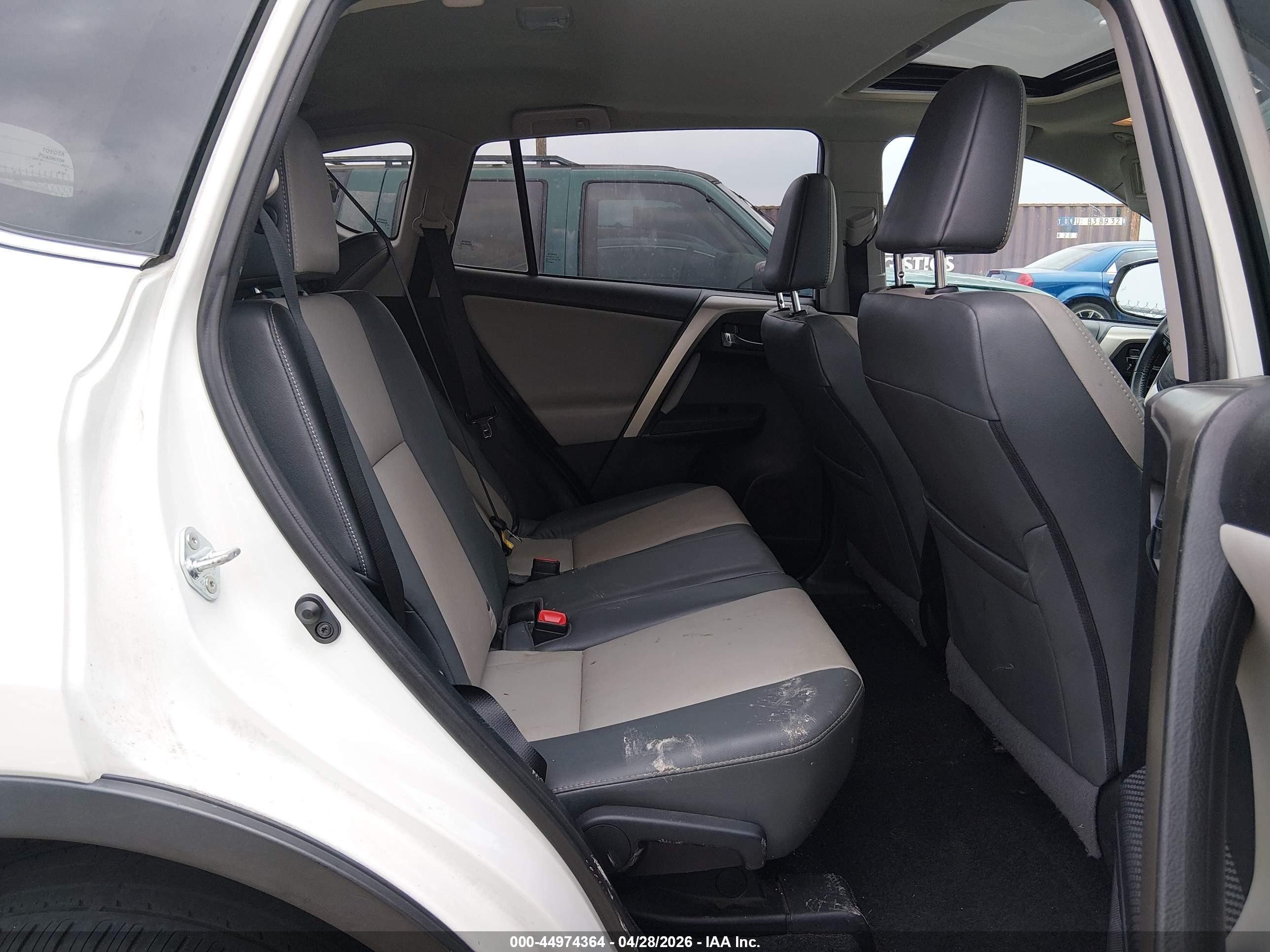 2014 Toyota Rav4 Limited White vin: 2T3YFREV5EW104755