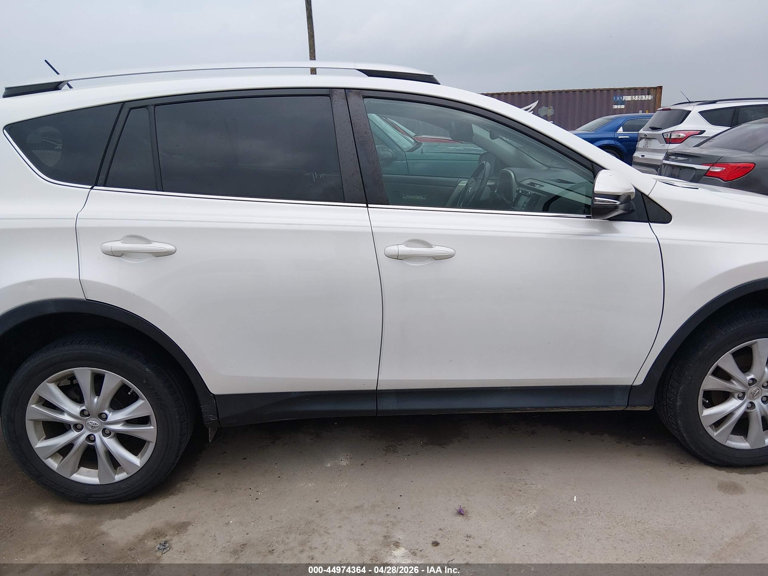 2014 Toyota Rav4 Limited White vin: 2T3YFREV5EW104755