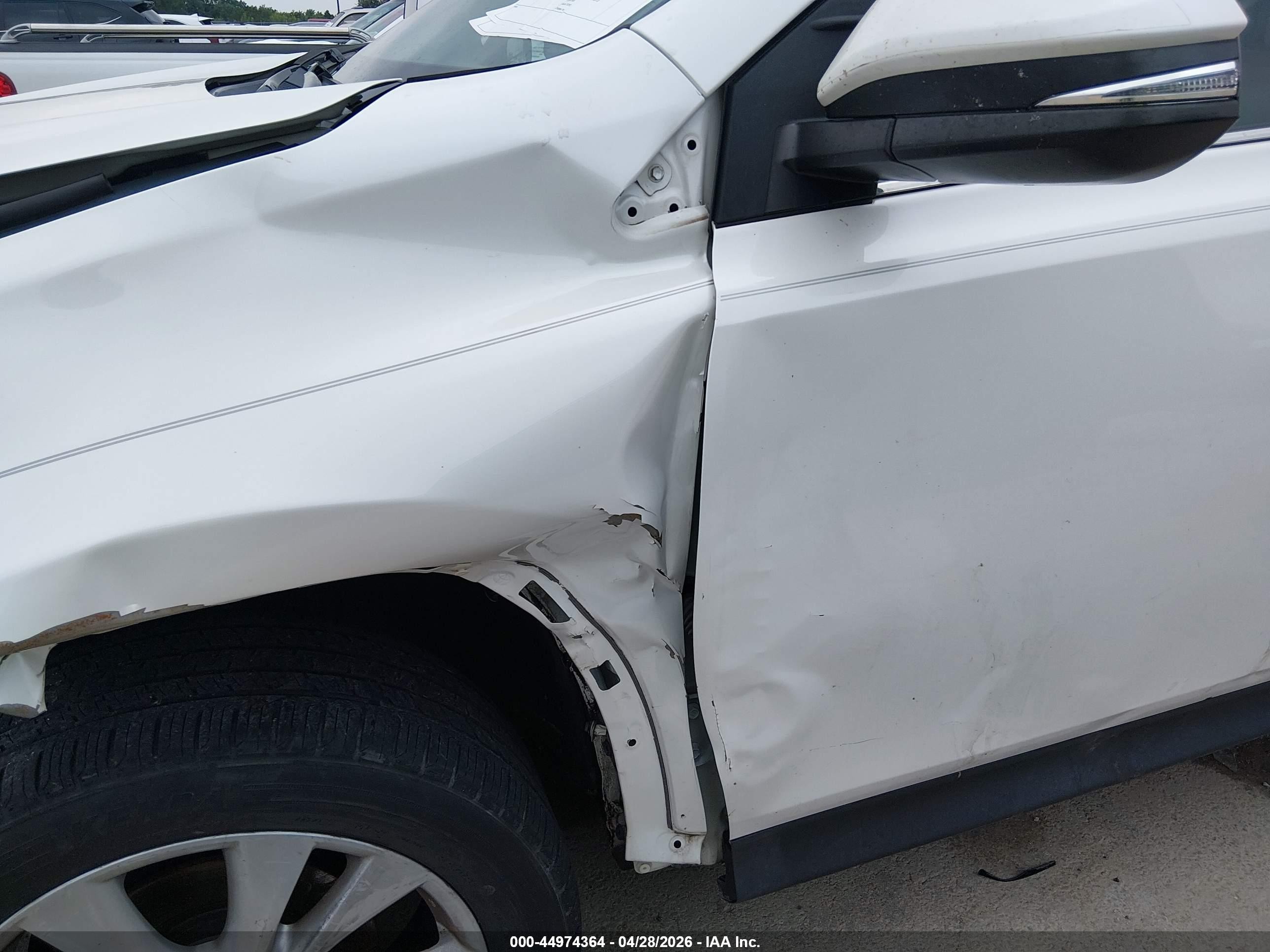 2014 Toyota Rav4 Limited White vin: 2T3YFREV5EW104755