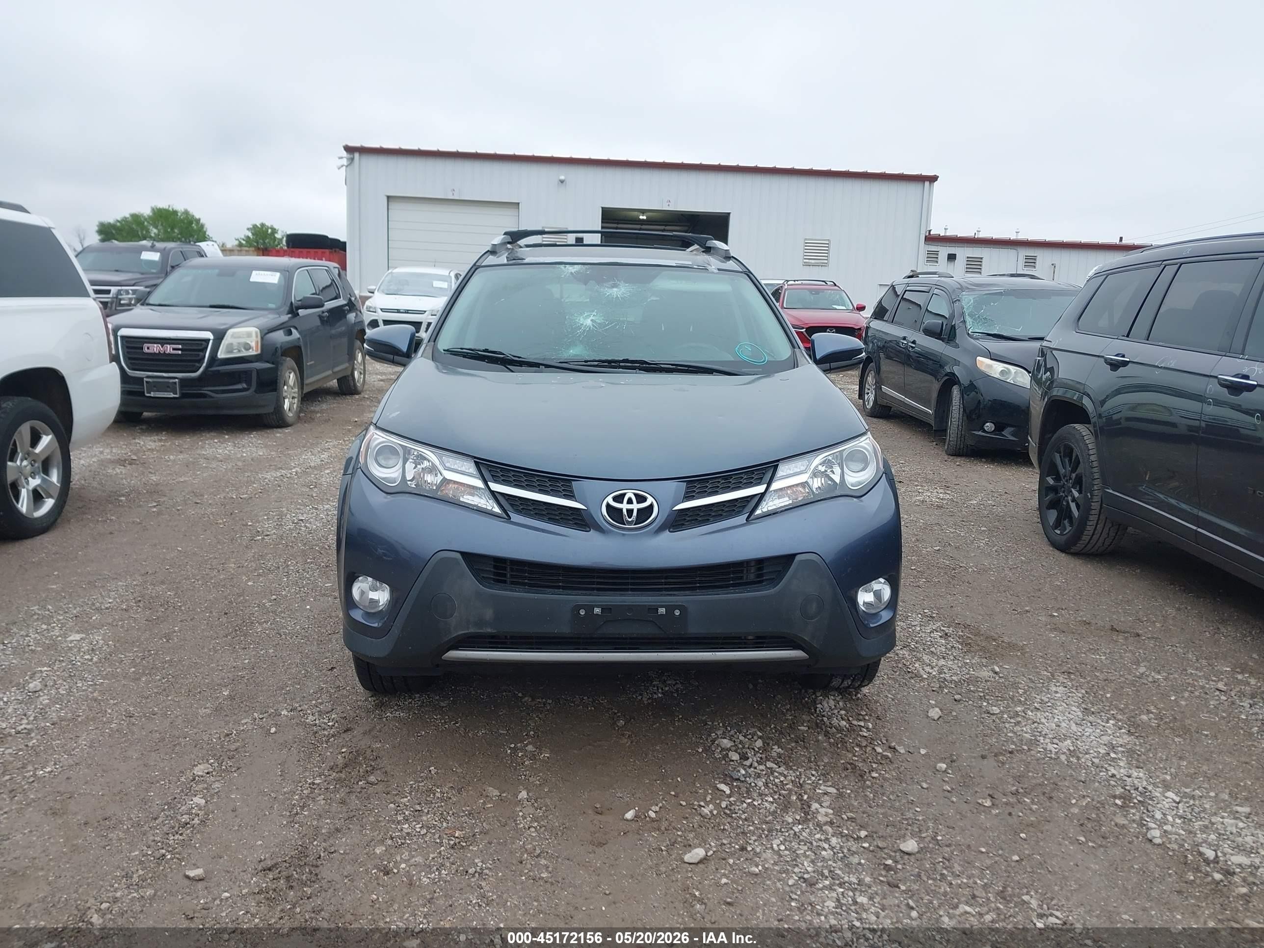 2014 Toyota Rav4 Limited Blue vin: 2T3YFREV5EW116274