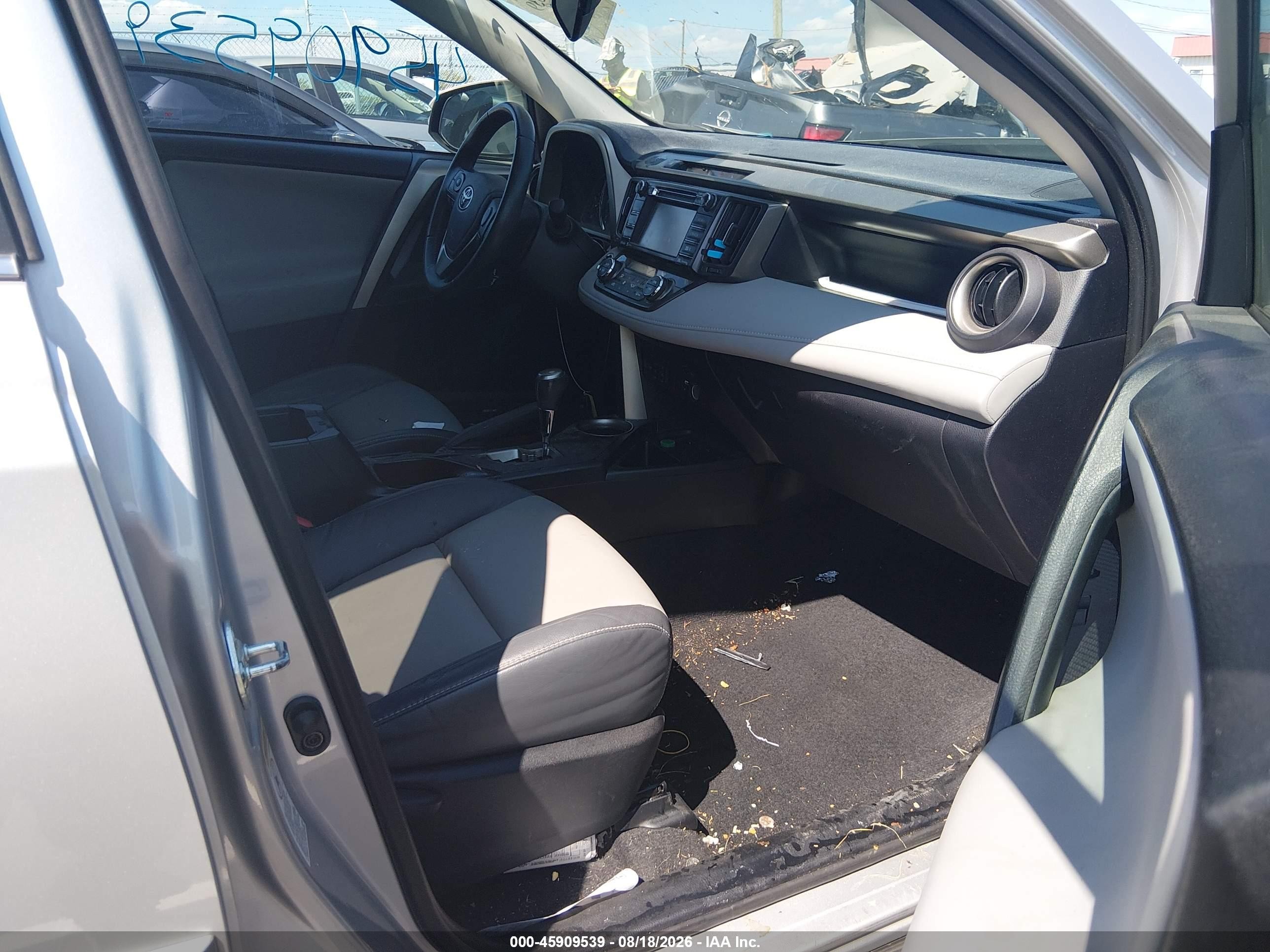 2015 Toyota Rav4 Limited Silver vin: 2T3YFREV5FW132220