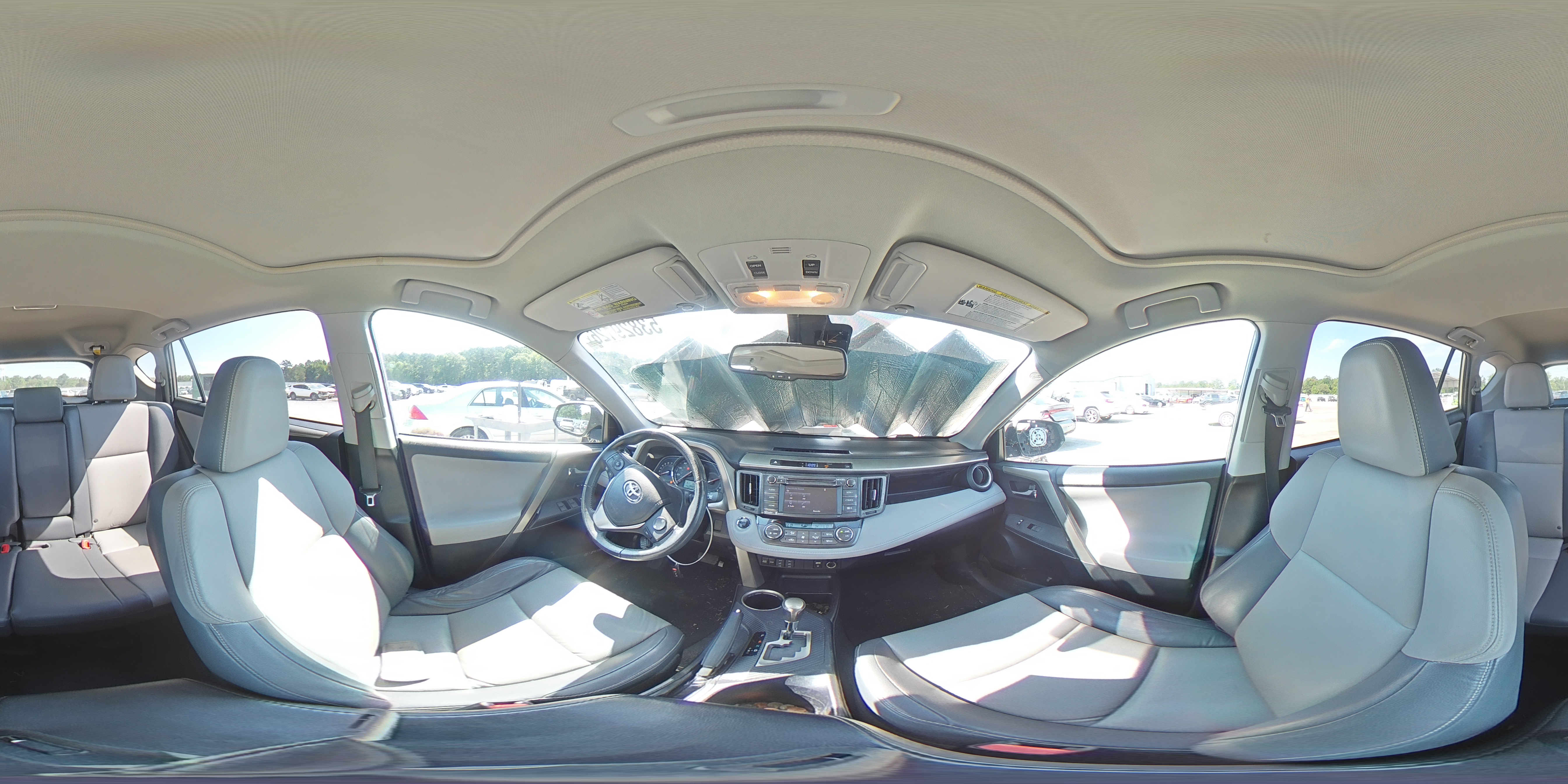 2015 Toyota Rav4 Limited Silver vin: 2T3YFREV5FW155075