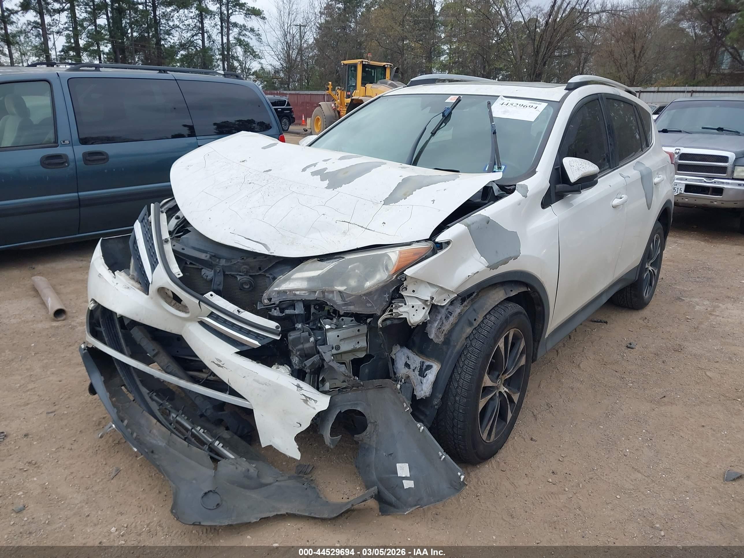 2015 Toyota Rav4 Limited White vin: 2T3YFREV5FW156968