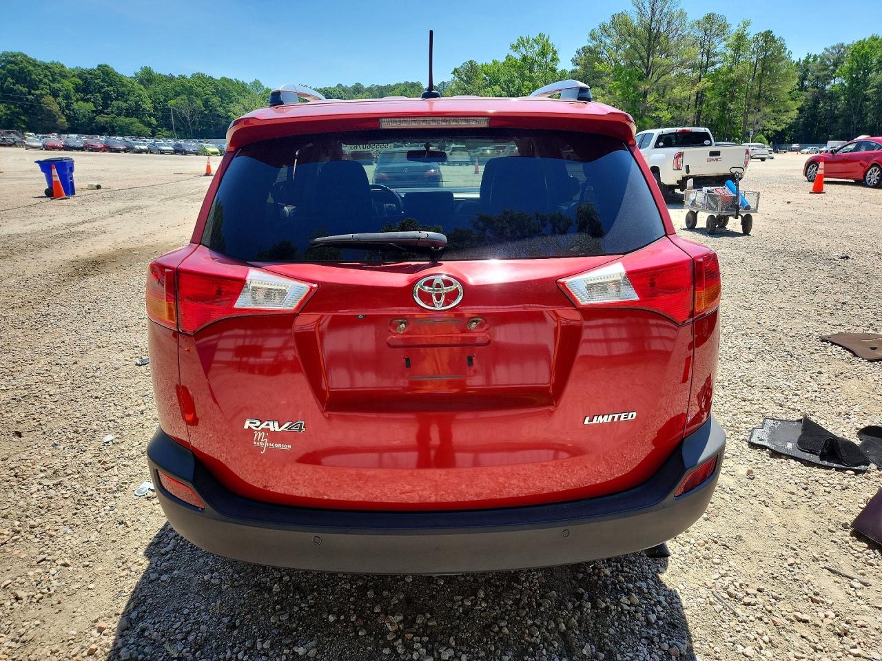 2015 Toyota Rav4 Limited Red vin: 2T3YFREV5FW178680