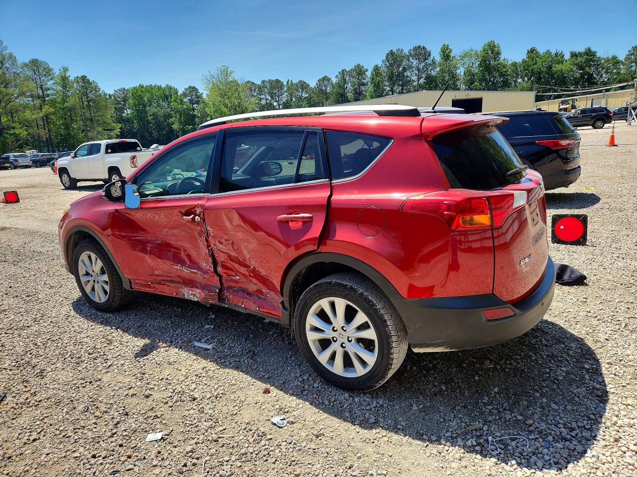 2015 Toyota Rav4 Limited Red vin: 2T3YFREV5FW178680