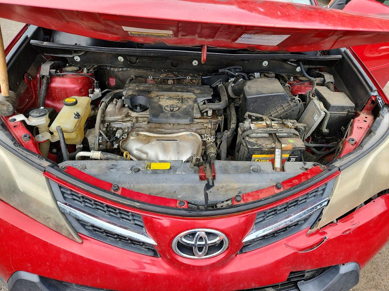 2015 Toyota Rav4 Limited Red vin: 2T3YFREV5FW184091