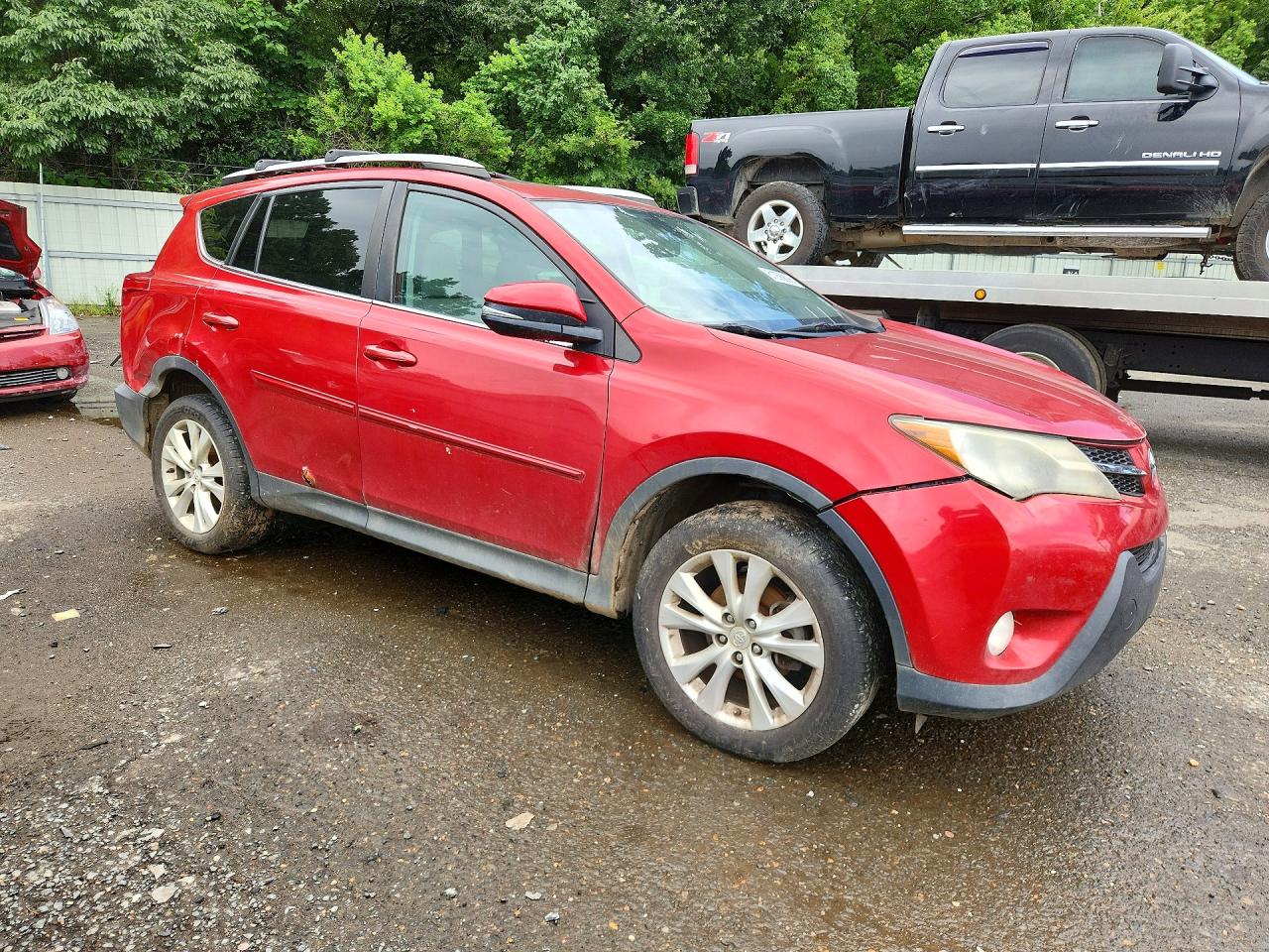 2015 Toyota Rav4 Limited Red vin: 2T3YFREV5FW184091